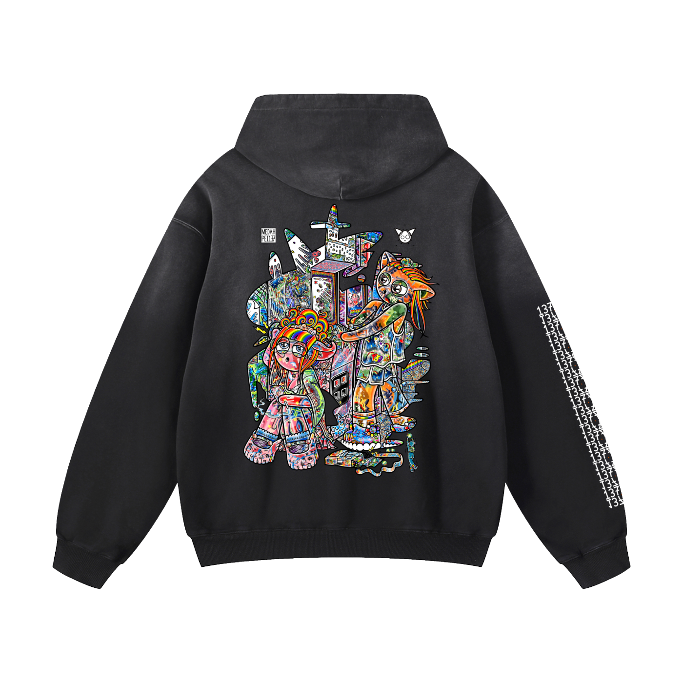 Not A Game - Heavyweight Sunfade Oversized Hoodie