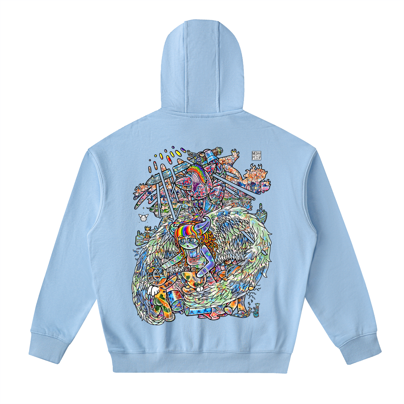 Another Day In Paradise - Drop-Shoulder Zip Up Hoodie