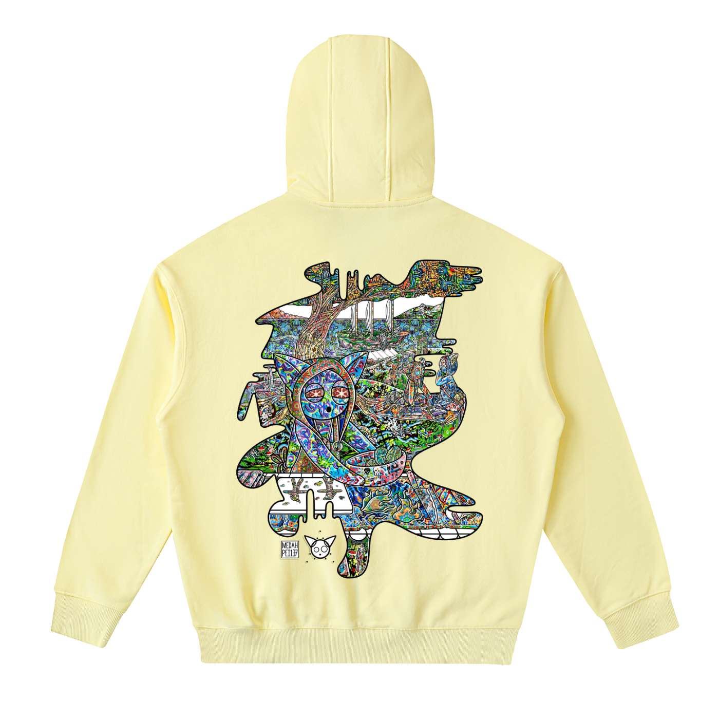 Deep Dish - Drop-Shoulder Zip Up Hoodie