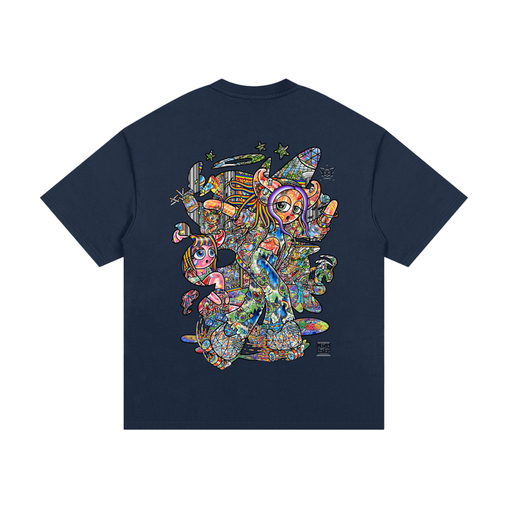 Rolling Into Newfound Grace - Essential Heavyweight Cotton T-Shirt