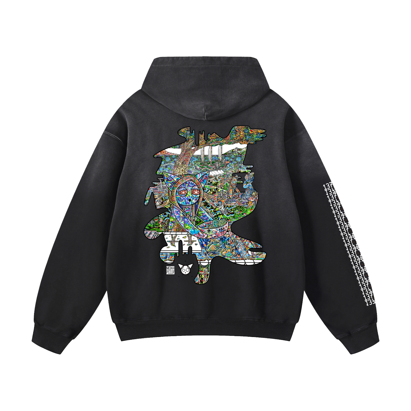 Deep Dish - Heavyweight Sunfade Oversized Hoodie
