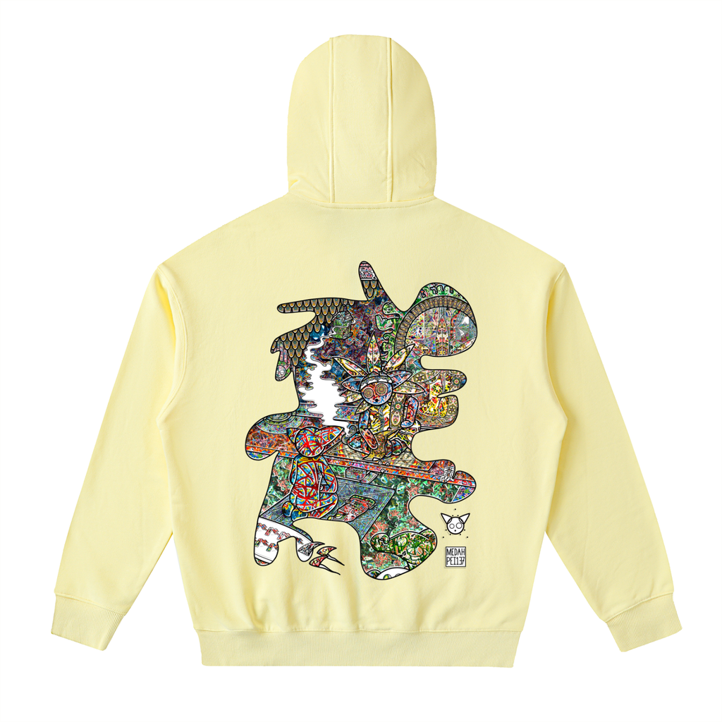 Lesson Learned - Drop-Shoulder Zip Up Hoodie