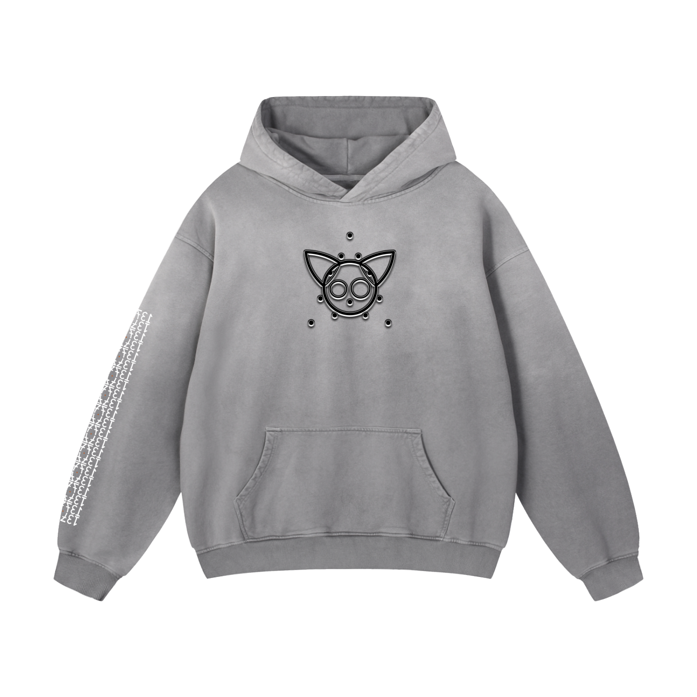 Combination Chatter- Heavyweight Sunfade Oversized Hoodie