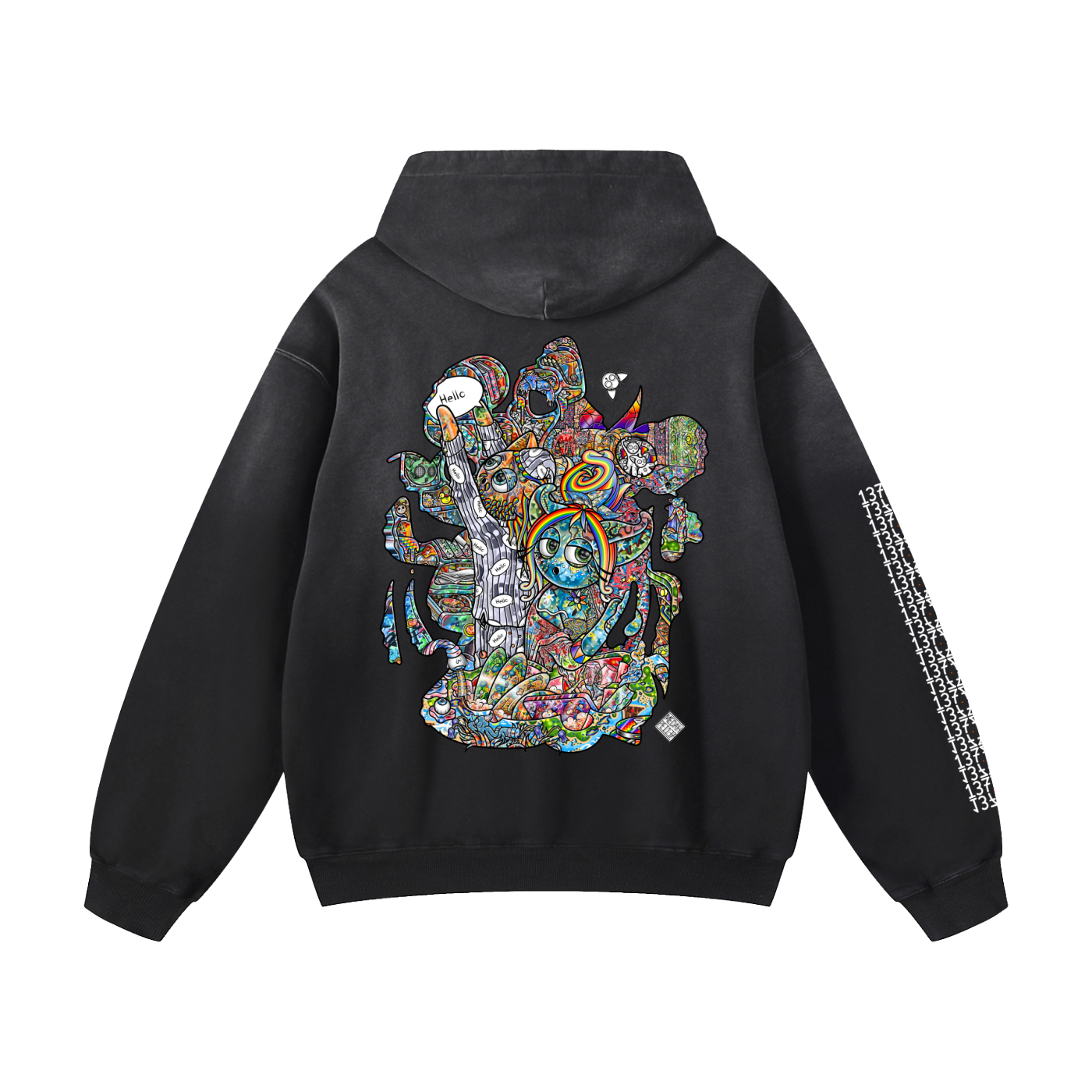 Tidying Up Sentimental Sensibilities - Heavyweight Sunfade Oversized Hoodie