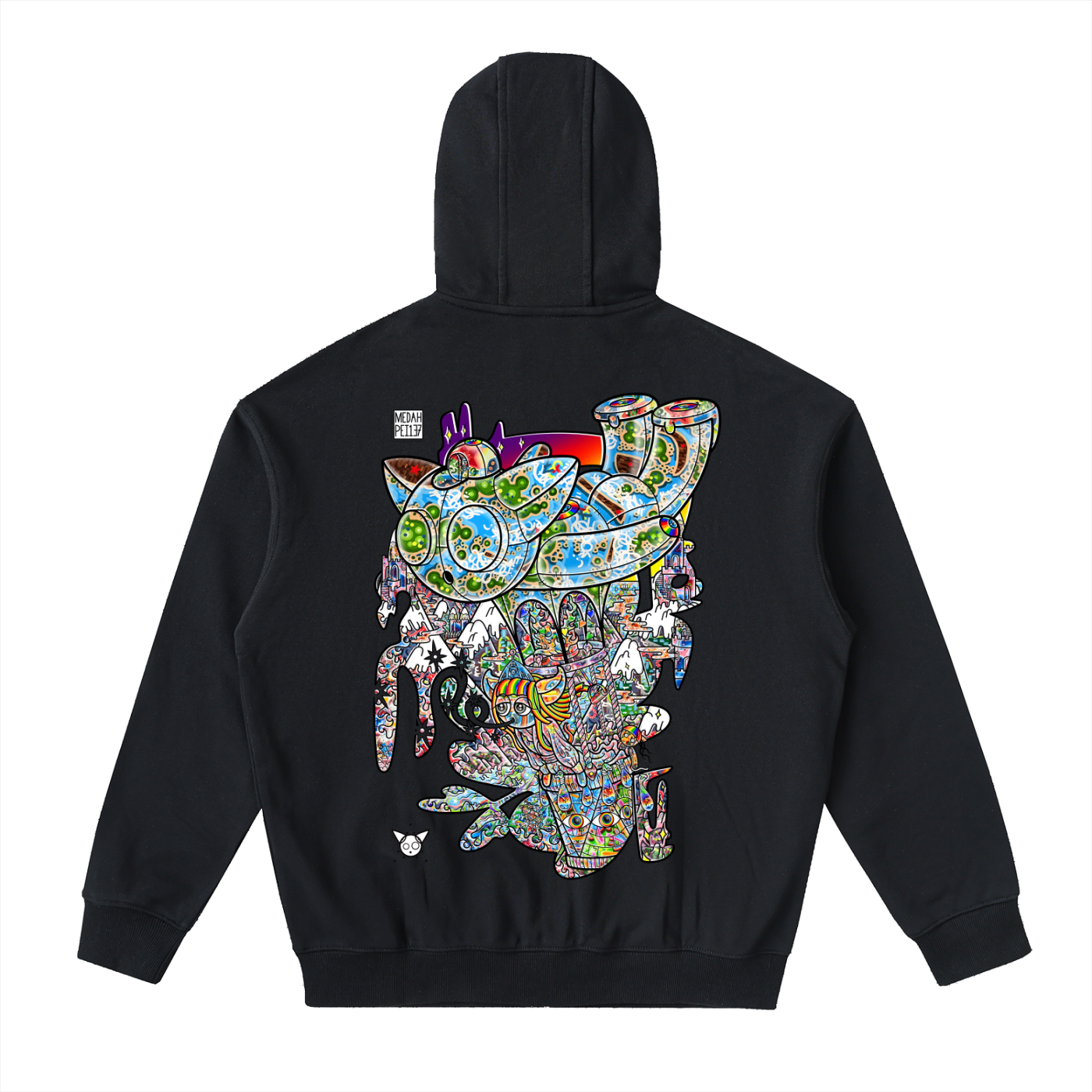 Master Of Elements - Drop-Shoulder Zip Up Hoodie