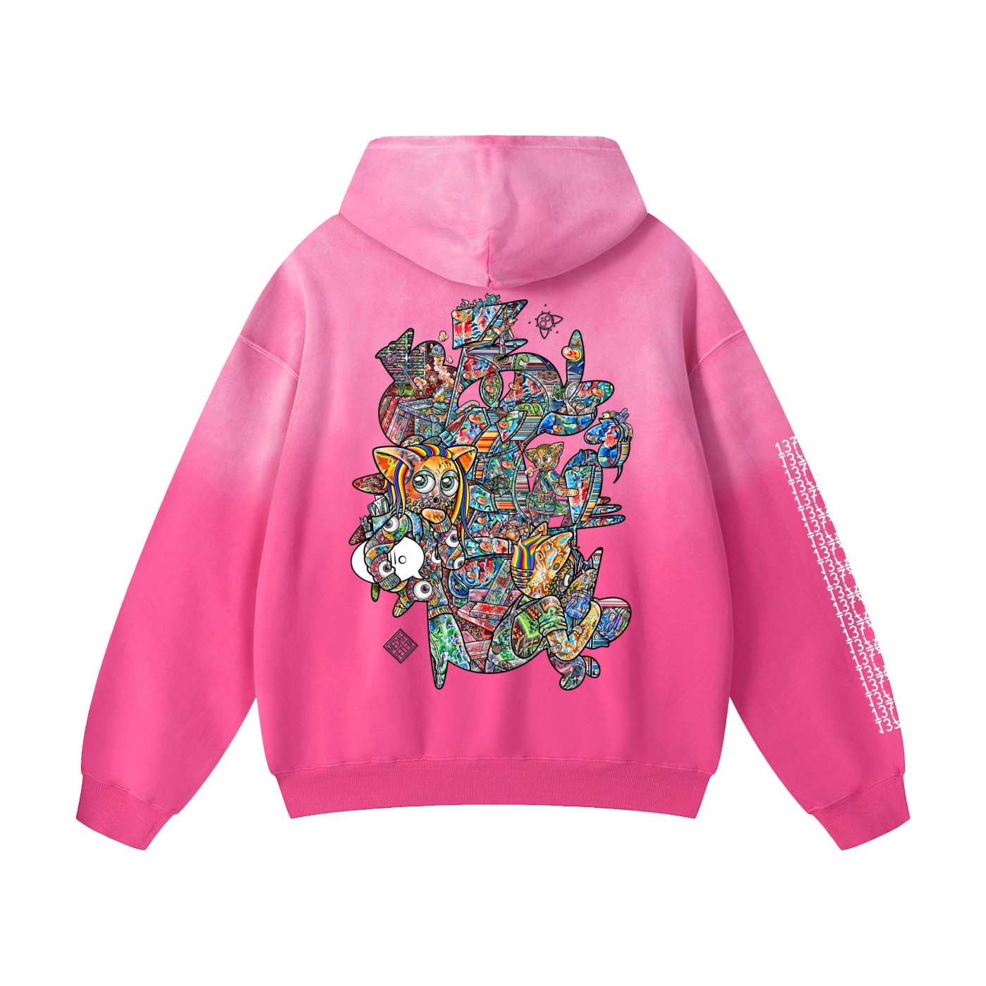 Compartmentaleyes - Heavyweight Sunfade Oversized Hoodie