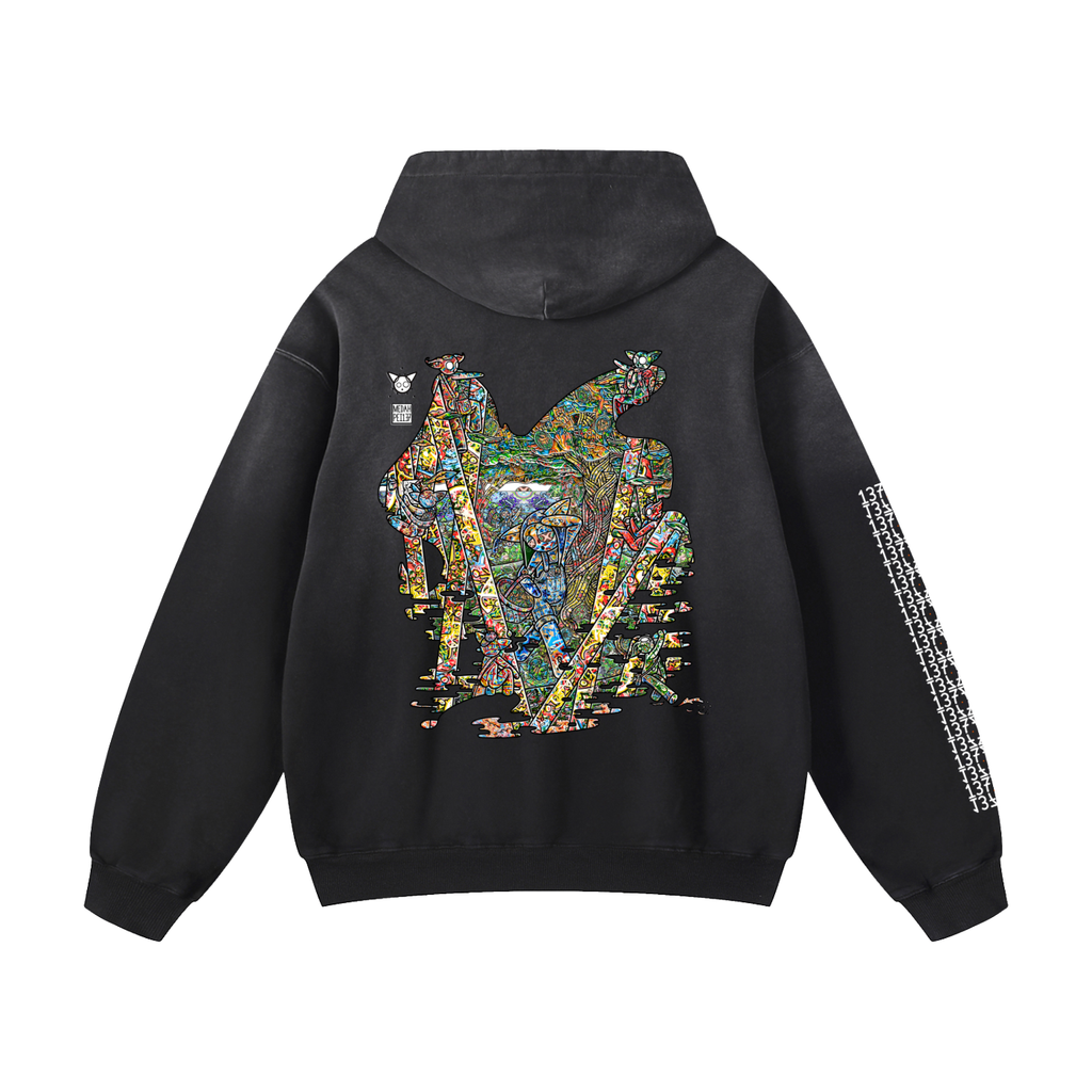 Orchard of Life - Heavyweight Sunfade Oversized Hoodie