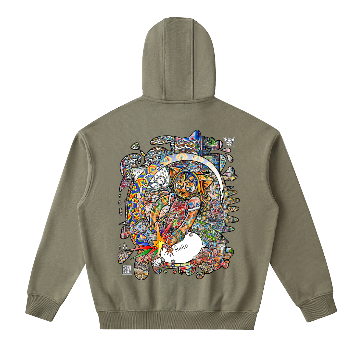 Cracking the Code - Drop-Shoulder Zip Up Hoodie