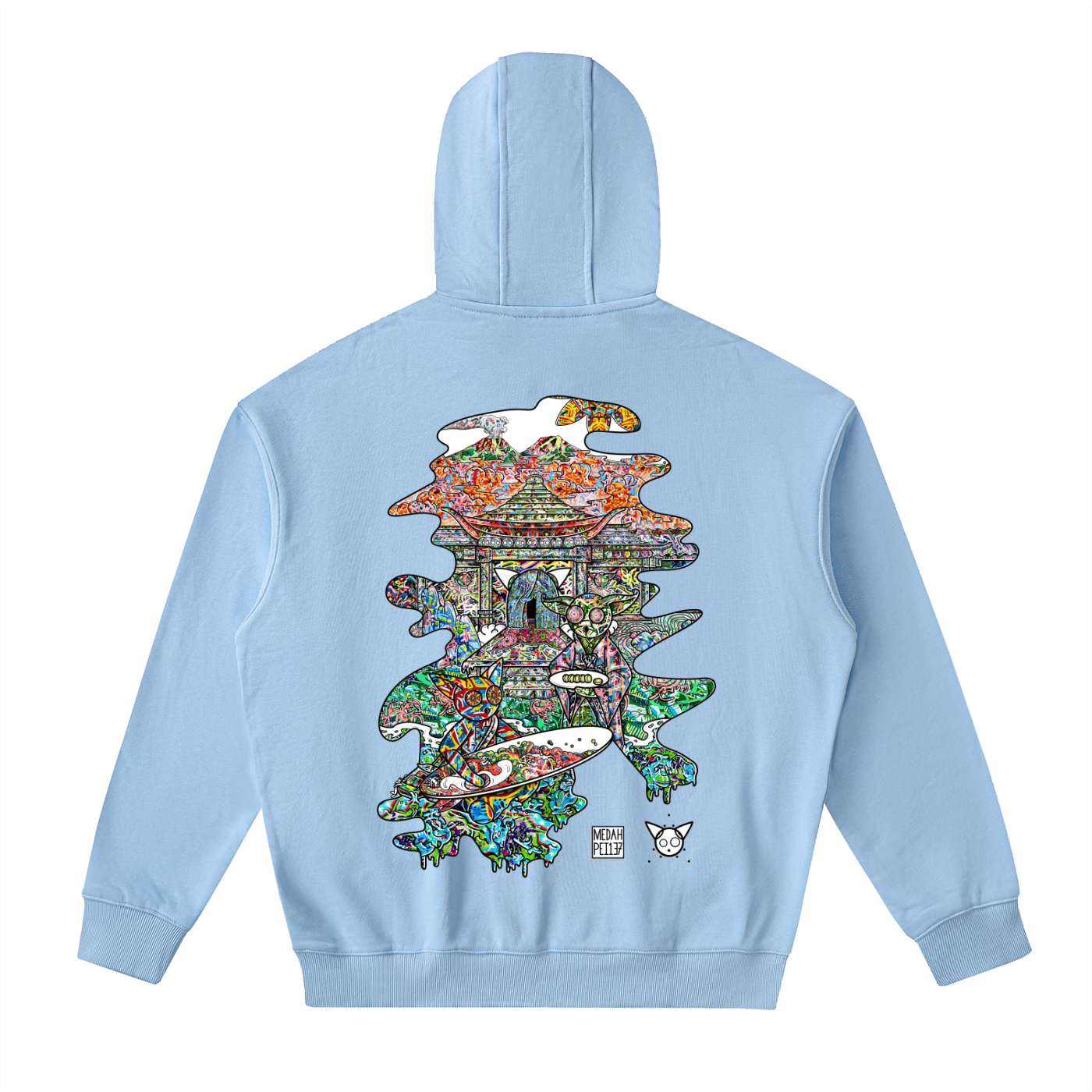 Horizons - Drop-Shoulder Zip Up Hoodie