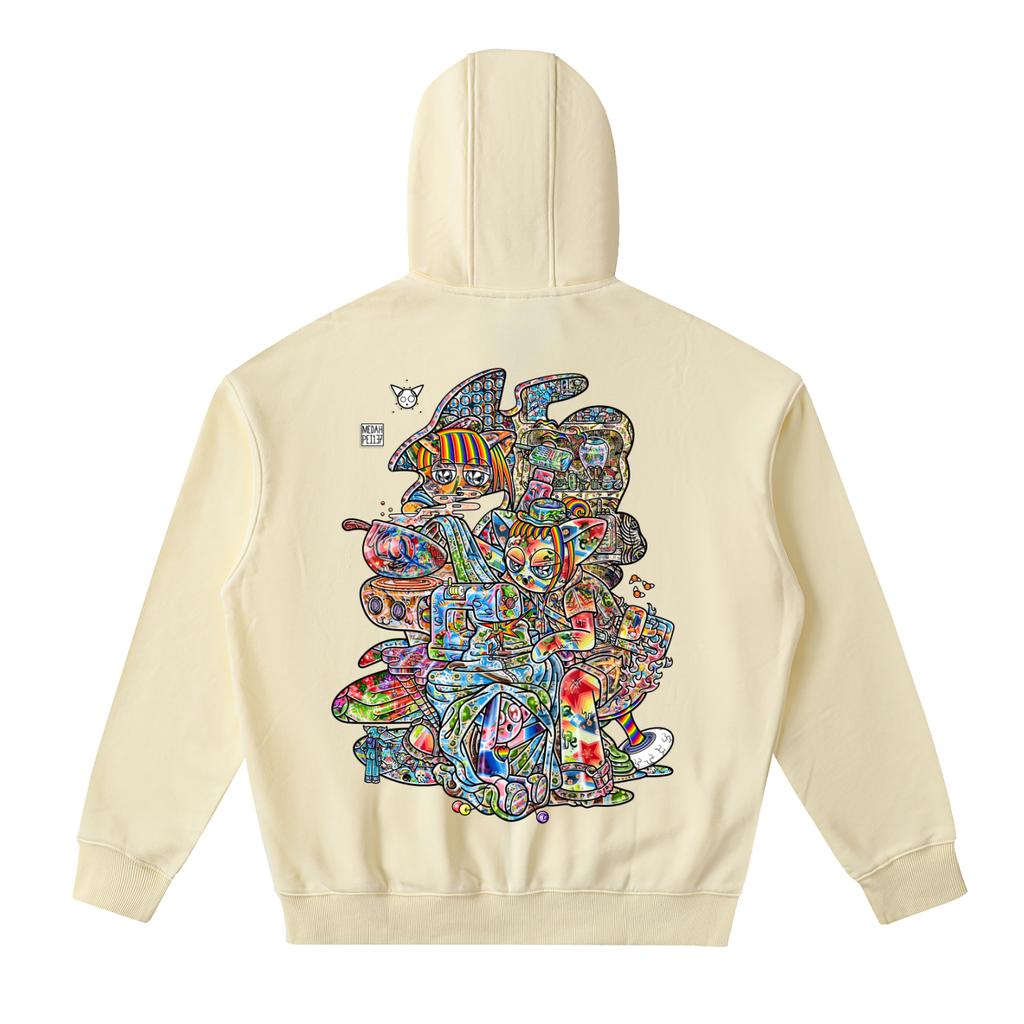 Making It Big - Drop-Shoulder Zip Up Hoodie