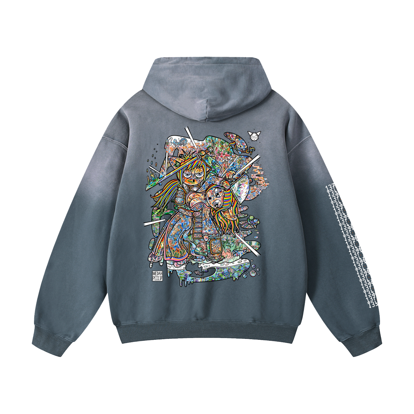 The Stimulation - Heavyweight Sunfade Oversized Hoodie