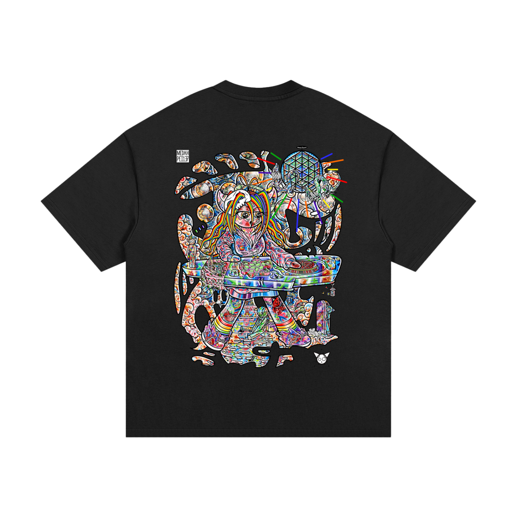 Pushing Buttons - Essential Heavyweight Cotton T-Shirt