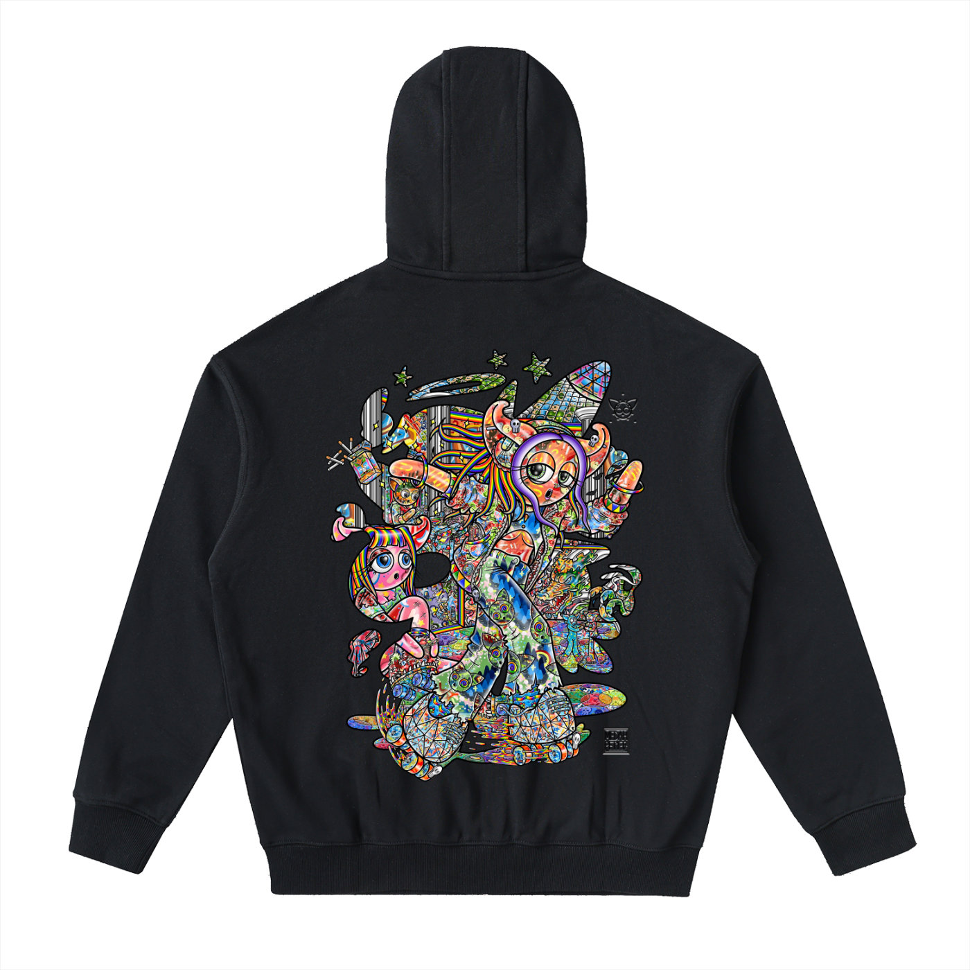 Rolling Into Newfound Grace - Drop-Shoulder Zip Up Hoodie