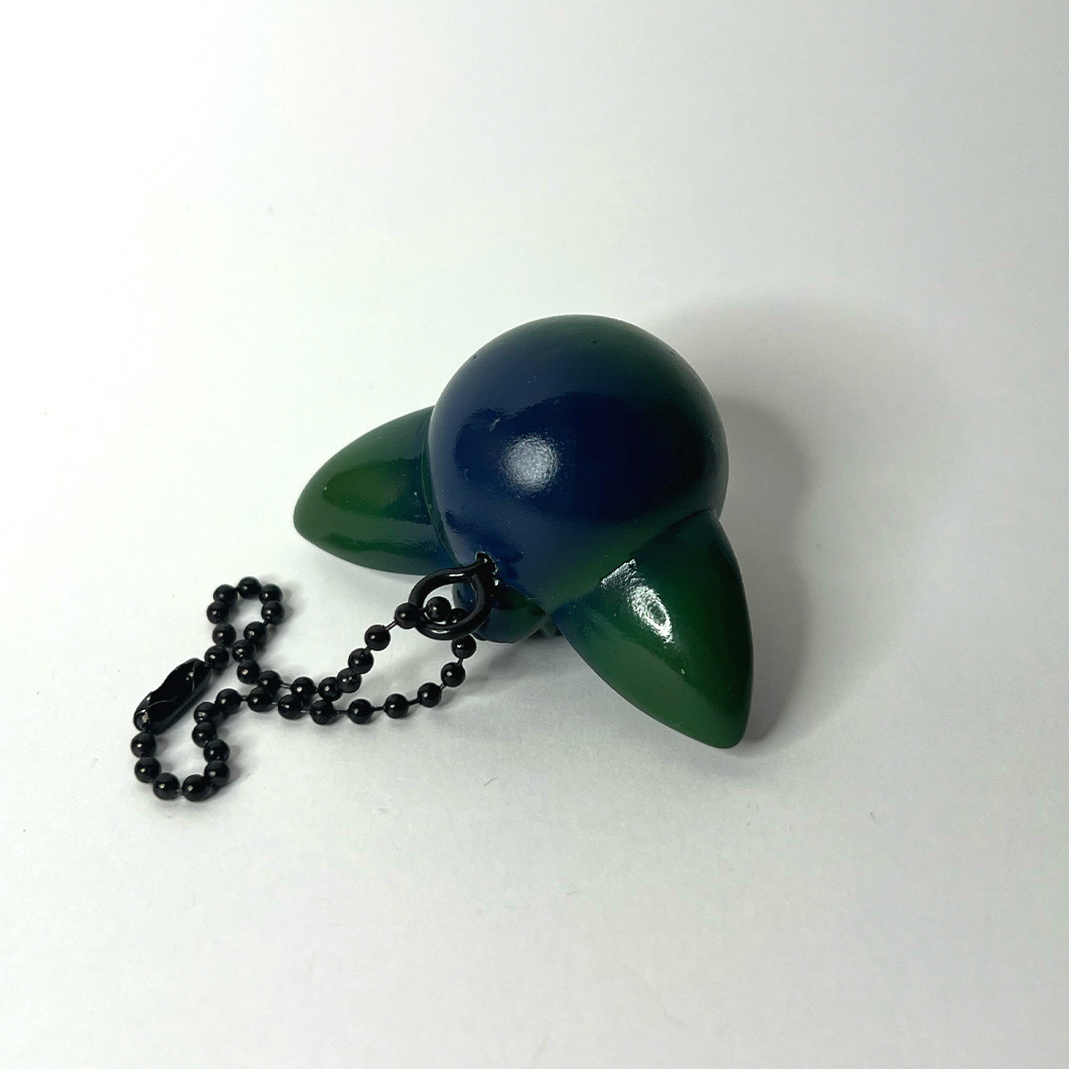 Deep Blue and Pine Green Keychain