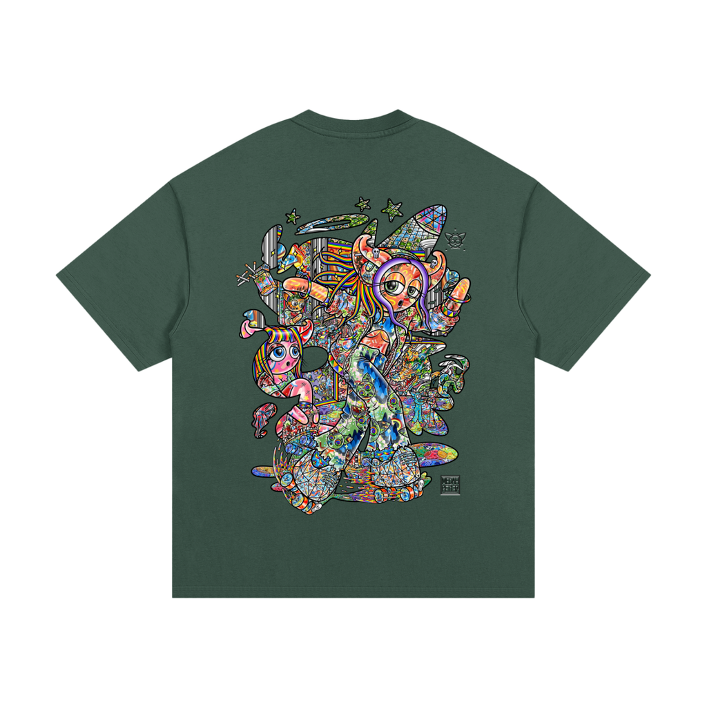 Rolling Into Newfound Grace - Essential Heavyweight Cotton T-Shirt