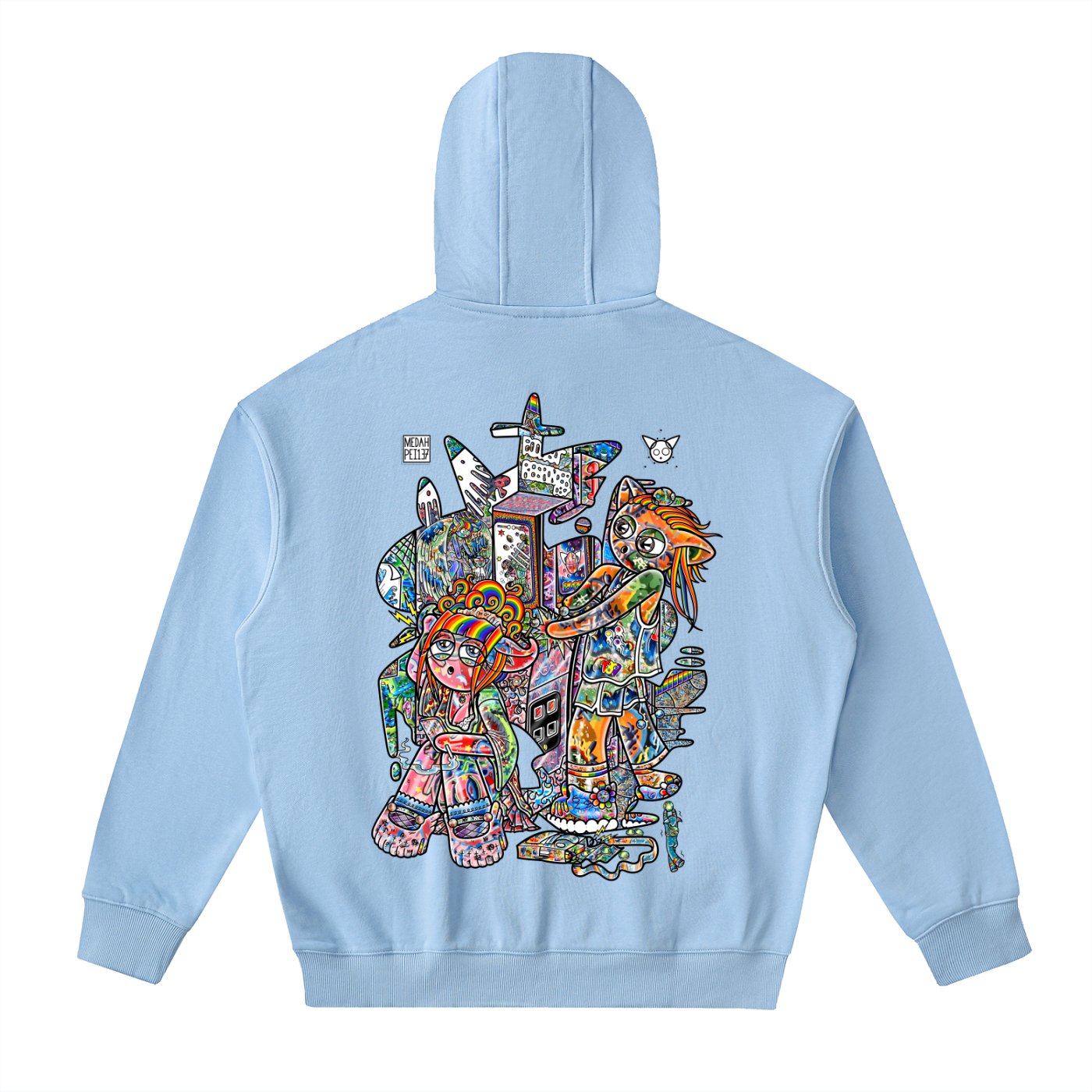 Not A Game - Drop-Shoulder Zip Up Hoodie