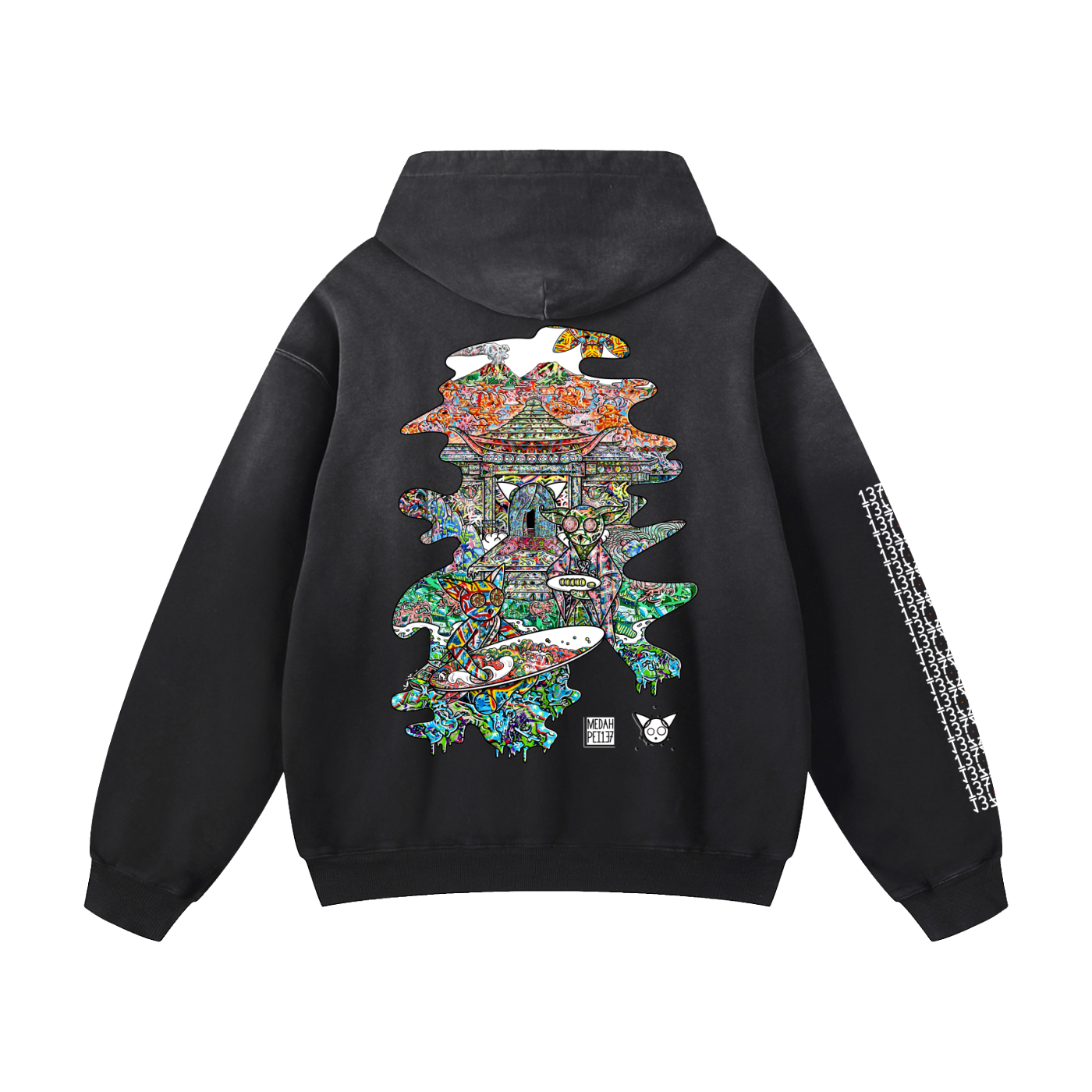 Horizons - Heavyweight Sunfade Oversized Hoodie