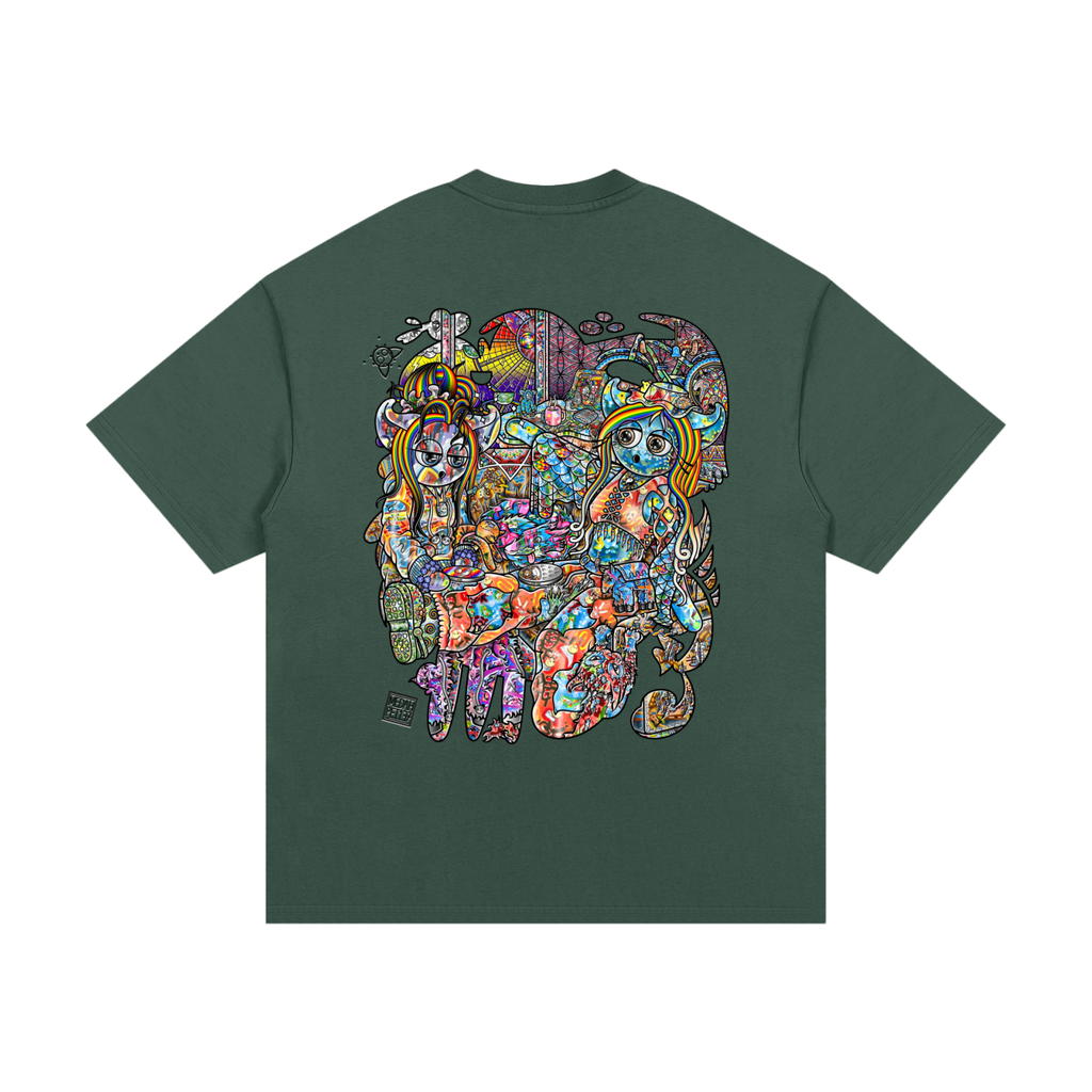 Feeling Ubiquitously Cyclical Karma - Essential Heavyweight Cotton T-Shirt