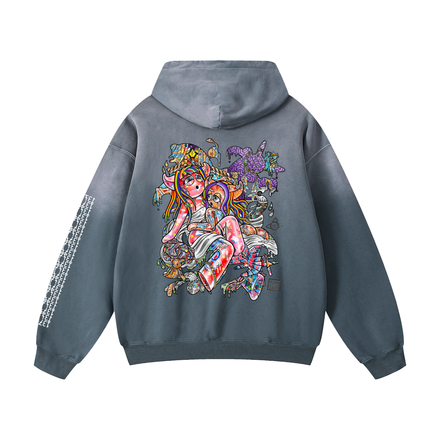 Sensificity - Heavyweight Sunfade Oversized Hoodie