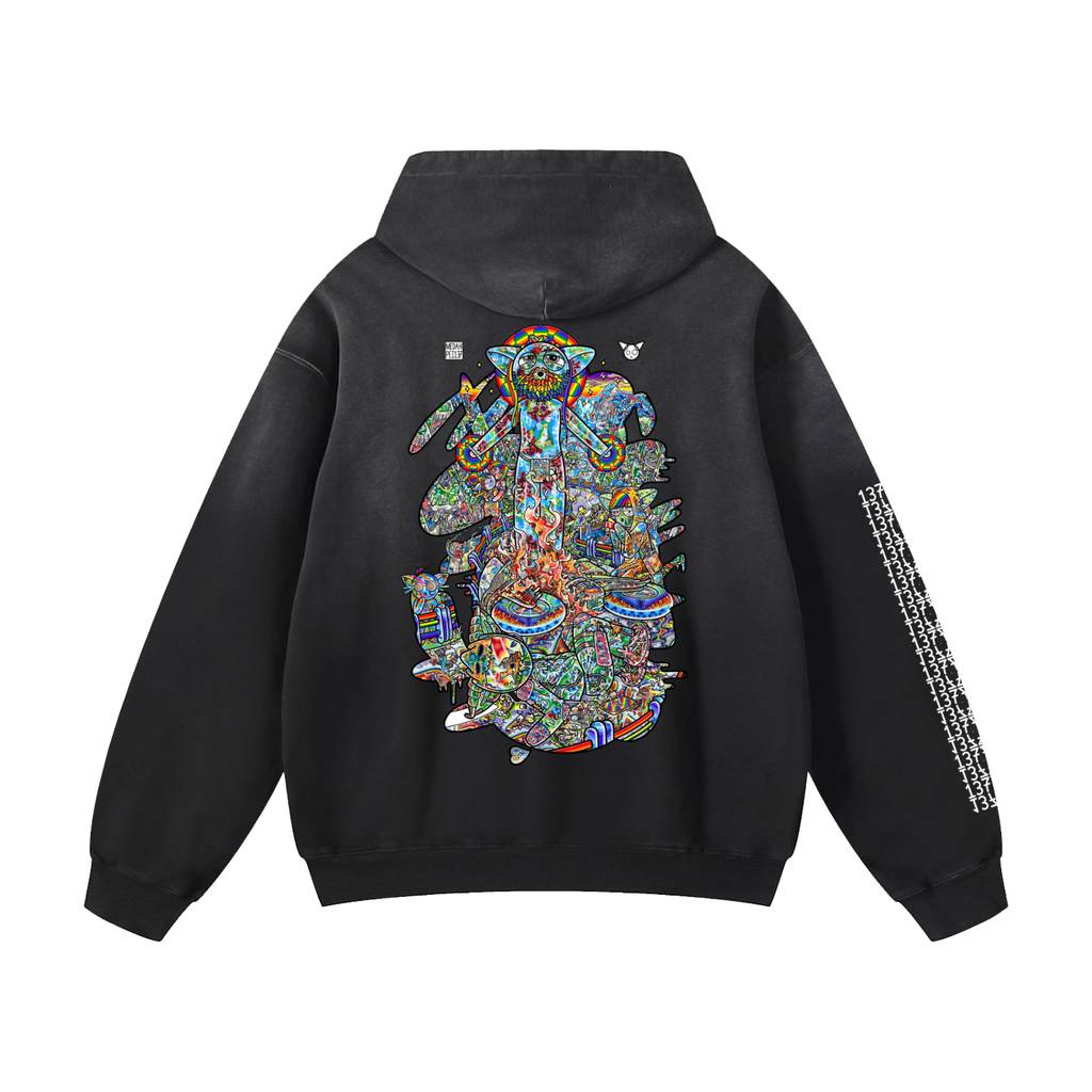 From The Wreckage - Heavyweight Sunfade Oversized Hoodie