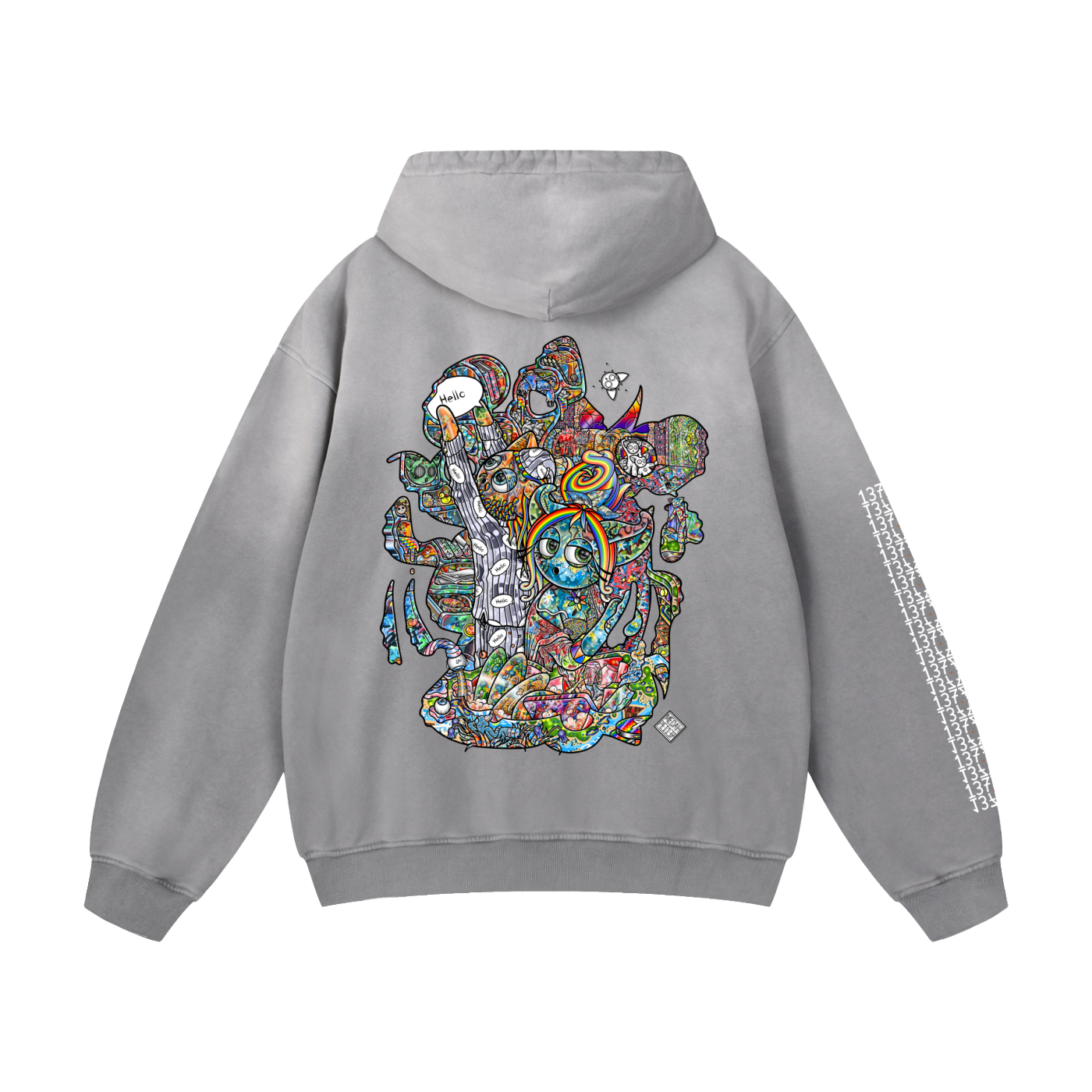 Tidying Up Sentimental Sensibilities - Heavyweight Sunfade Oversized Hoodie