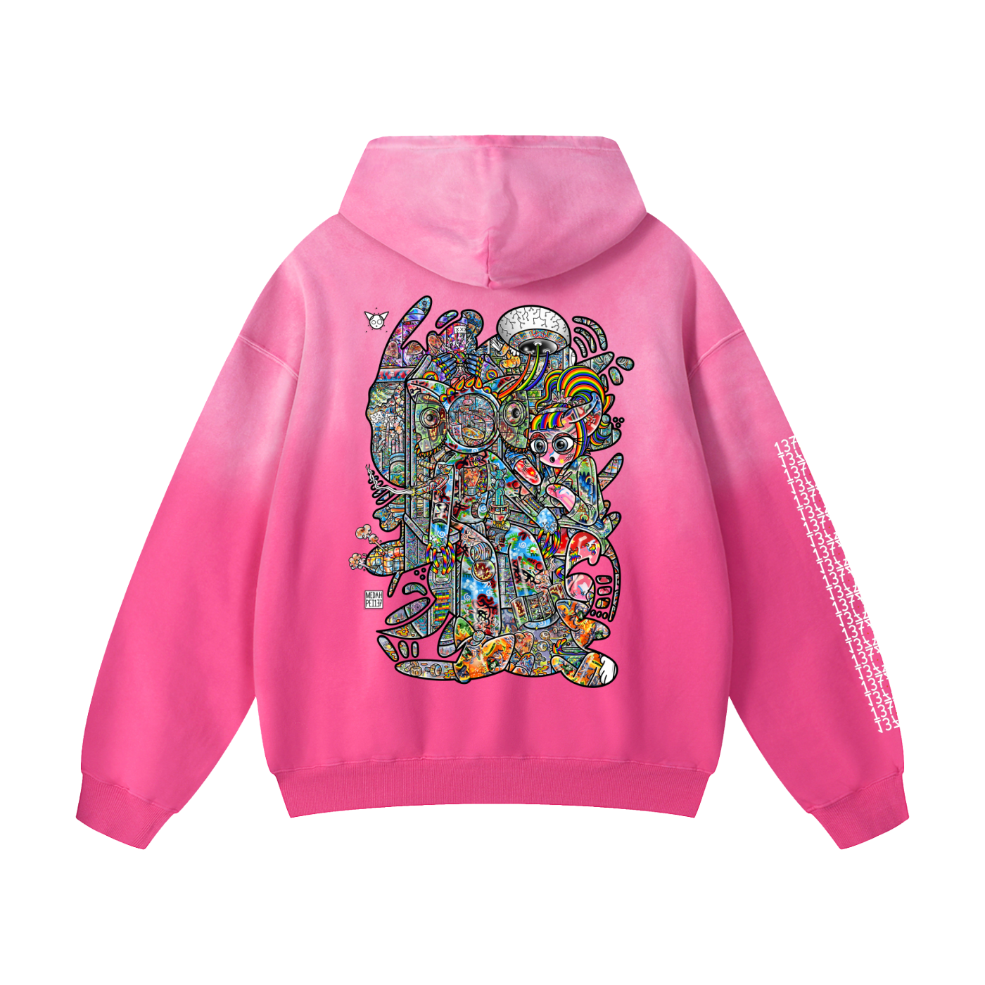 Maintemance - Heavyweight Sunfade Oversized Hoodie