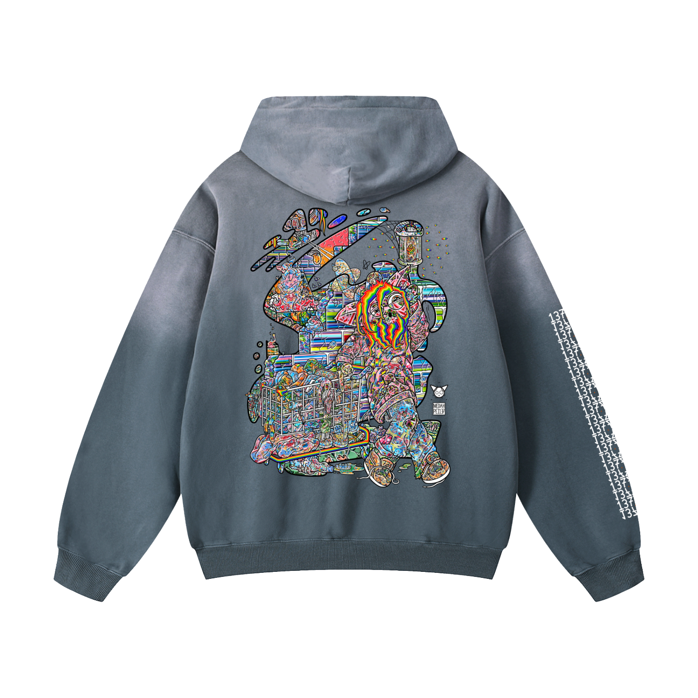A Dark Spot - Heavyweight Sunfade Oversized Hoodie