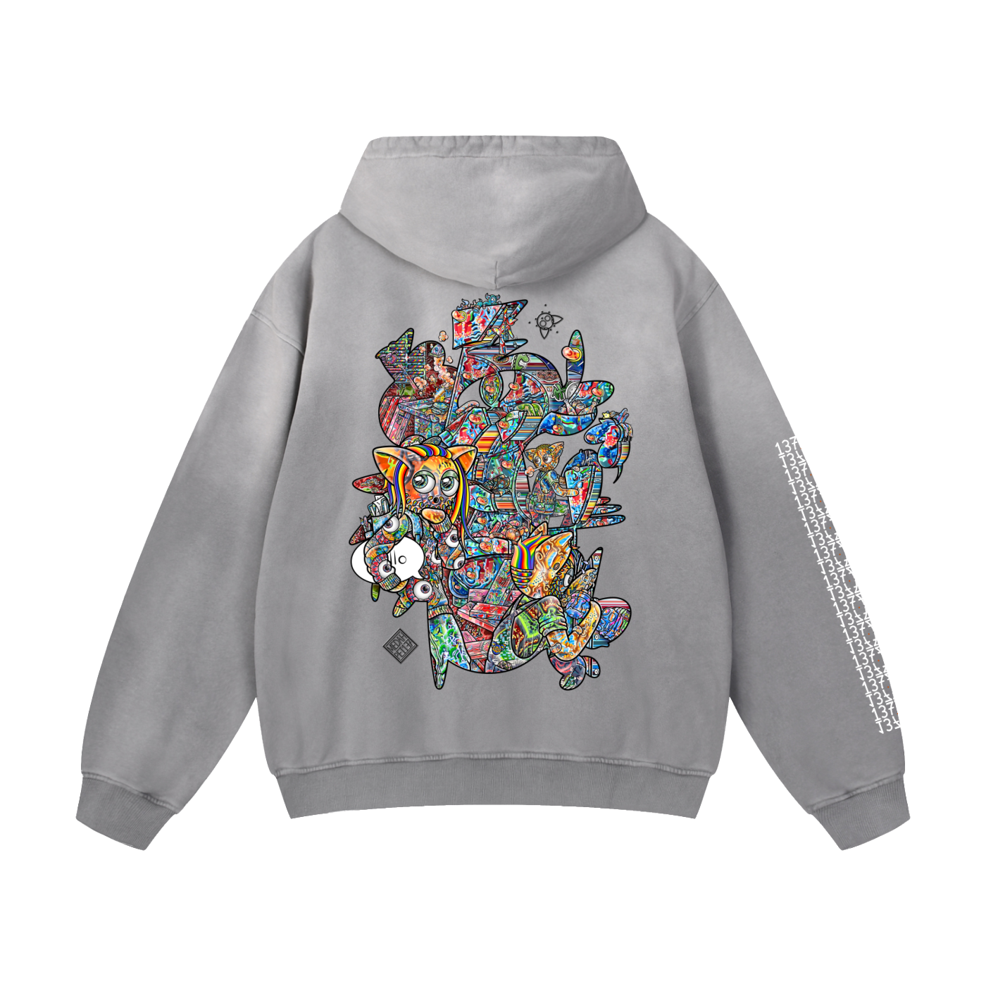Compartmentaleyes - Heavyweight Sunfade Oversized Hoodie