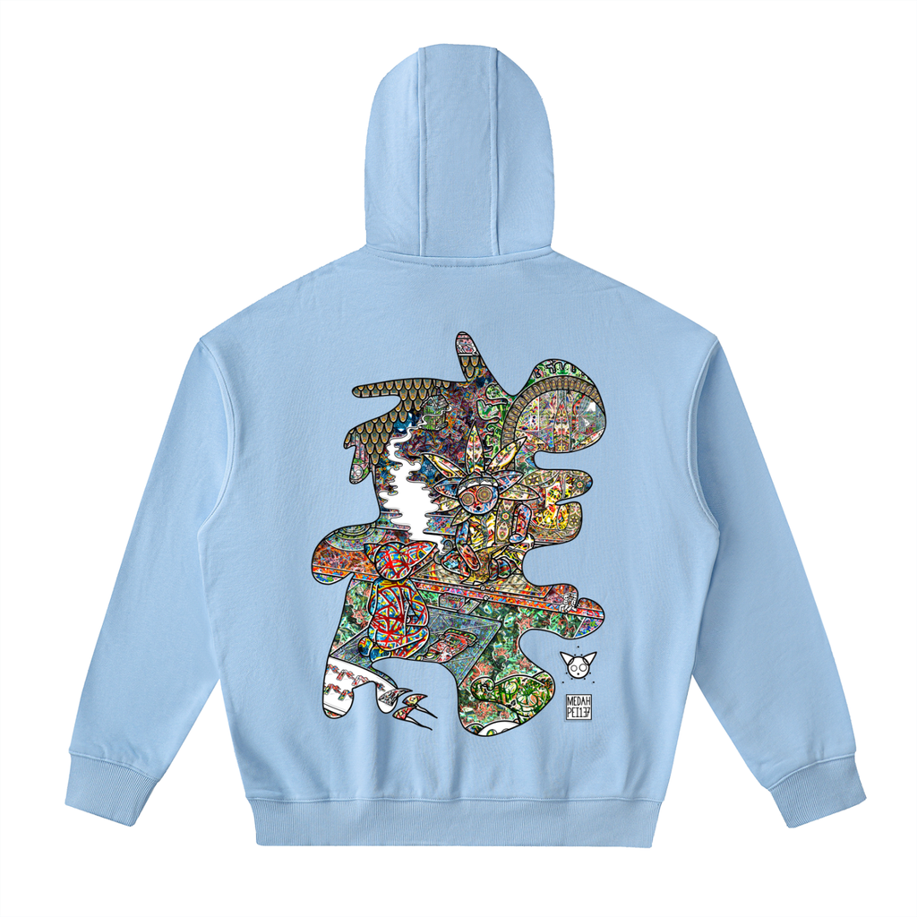 Lesson Learned - Drop-Shoulder Zip Up Hoodie