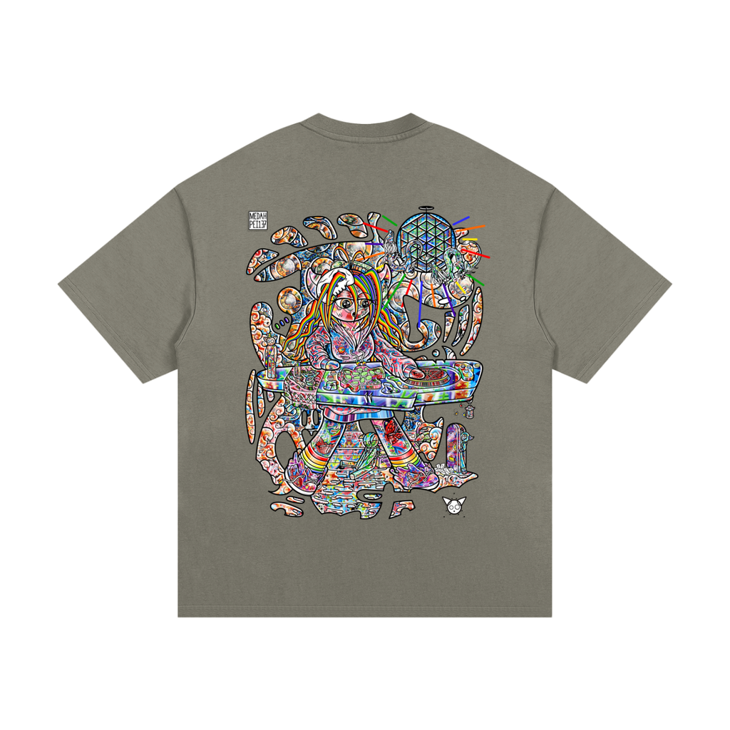 Pushing Buttons - Essential Heavyweight Cotton T-Shirt