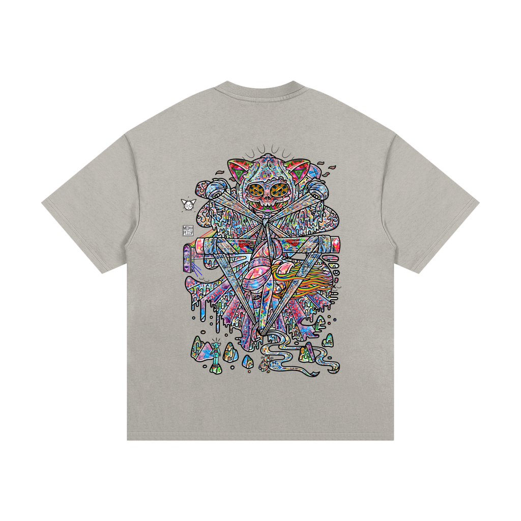 Balancing Negativity - Essential Heavyweight Cotton T-Shirt