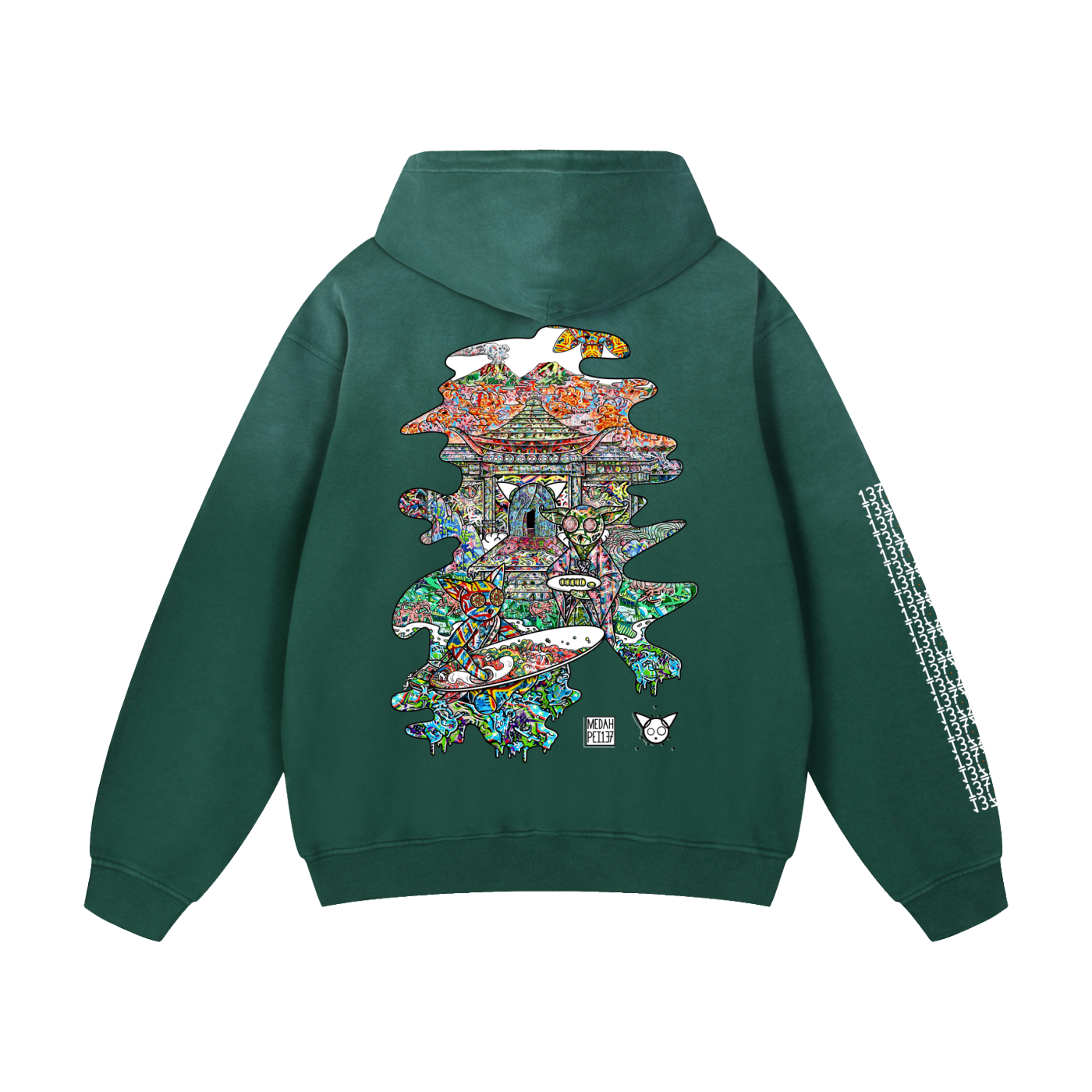 Horizons - Heavyweight Sunfade Oversized Hoodie