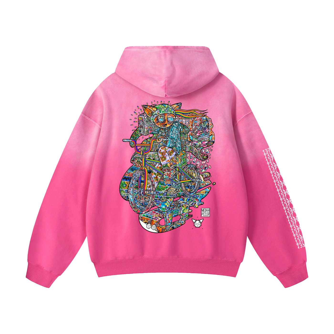 Peicycle - Heavyweight Sunfade Oversized Hoodie