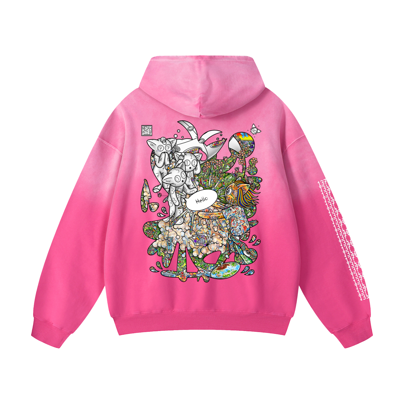 Other Wordly - Heavyweight Sunfade Oversized Hoodie