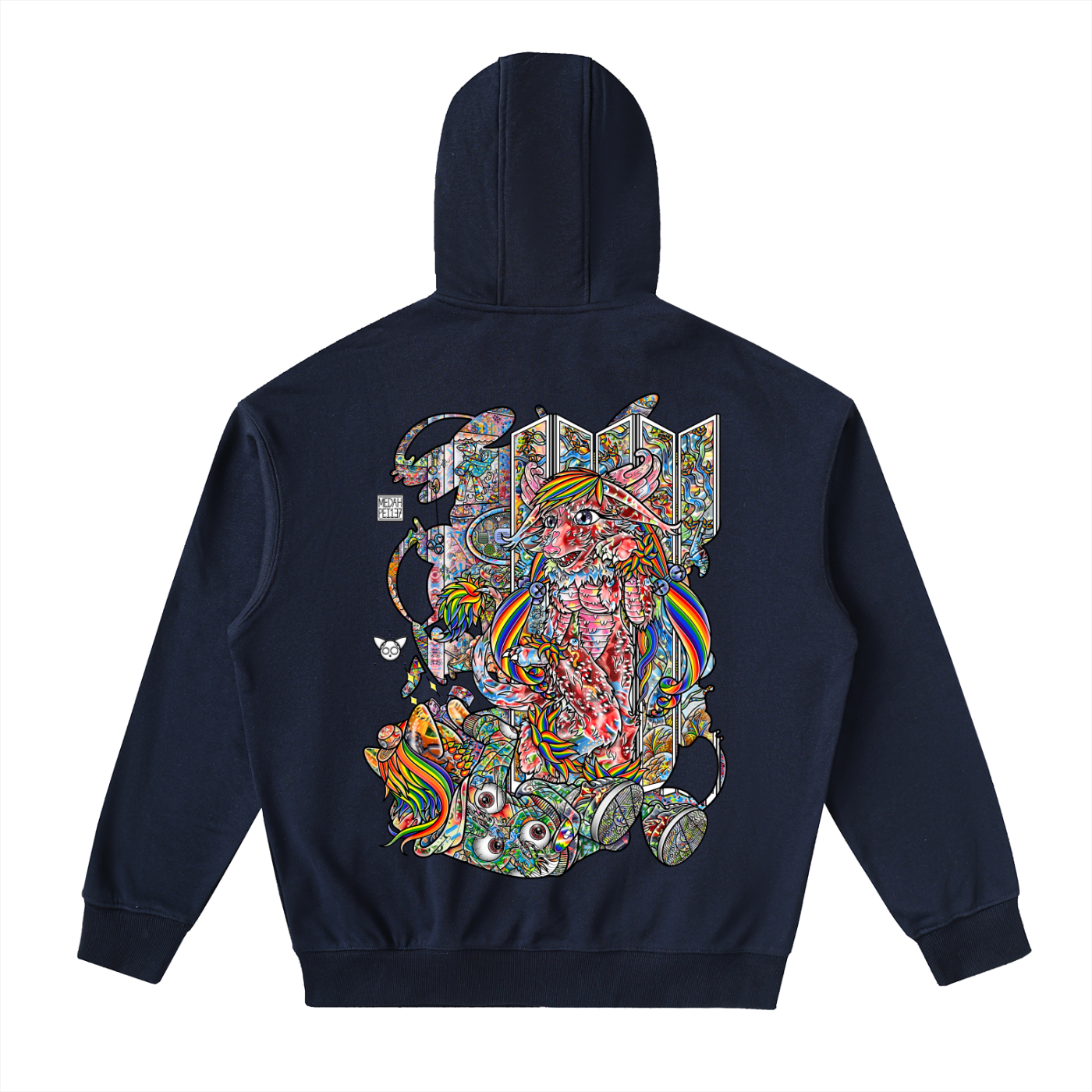 Birthday Suit - Drop-Shoulder Zip Up Hoodie