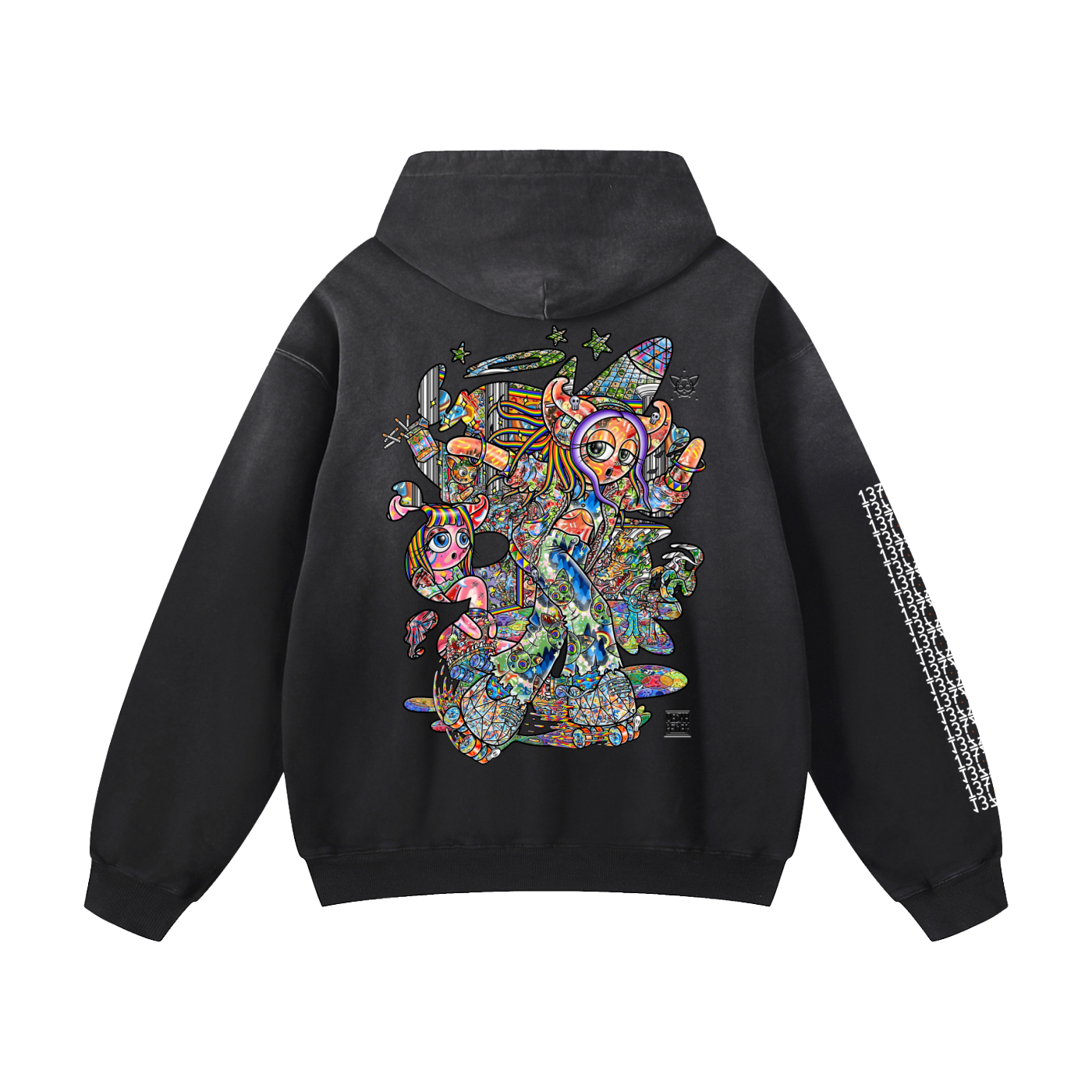 Rolling Into Newfound Grace - Heavyweight Sunfade Oversized Hoodie