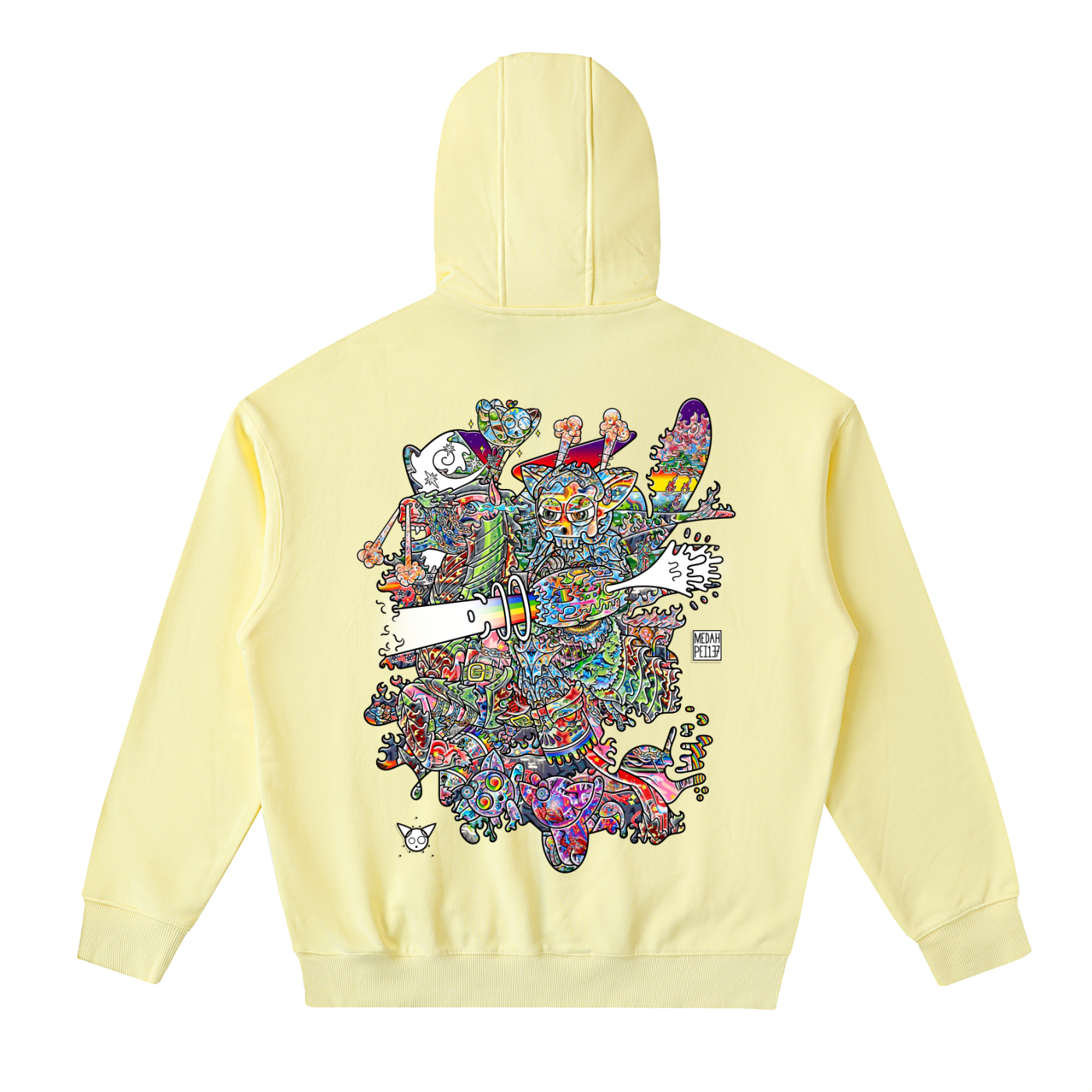 Non-Friendly Trolls - Drop-Shoulder Zip Up Hoodie