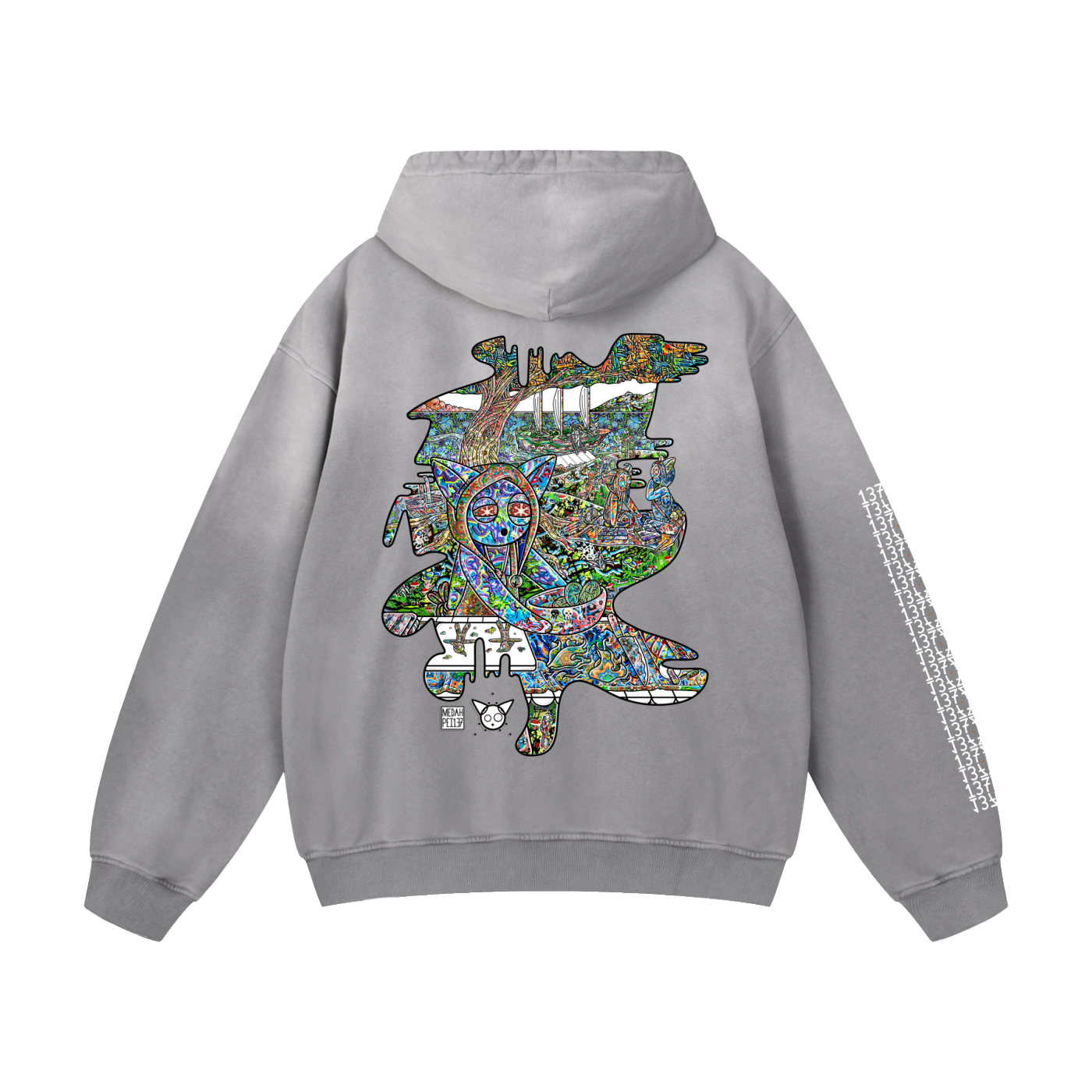 Deep Dish - Heavyweight Sunfade Oversized Hoodie