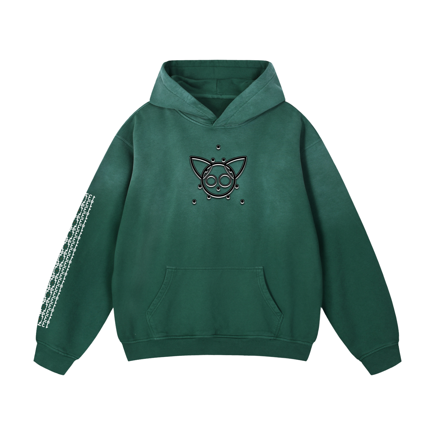 Feeling Ubiquitously Cyclical Karma - Heavyweight Sunfade Oversized Hoodie