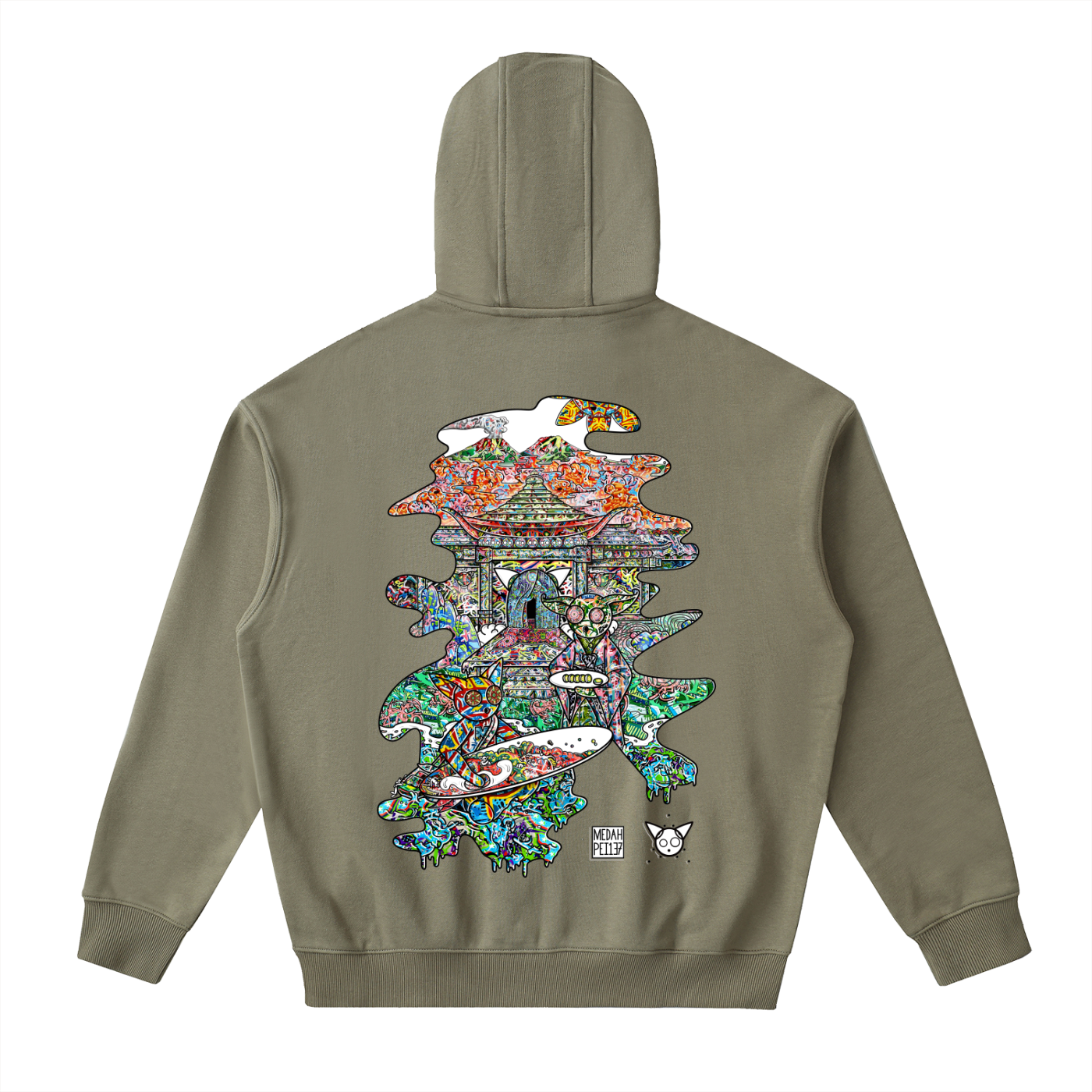 Horizons - Drop-Shoulder Zip Up Hoodie