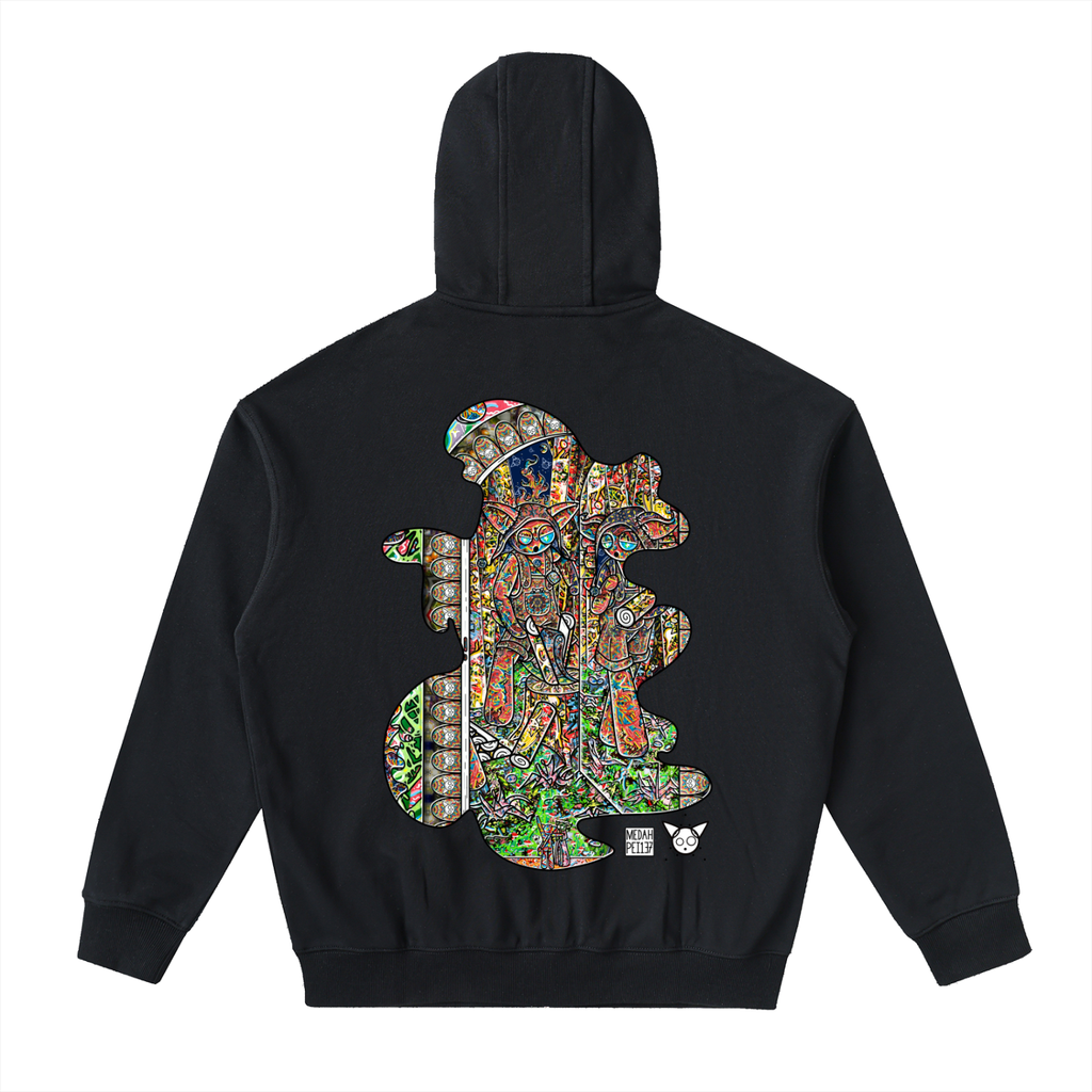 Behind The Reflection - Drop-Shoulder Zip Up Hoodie