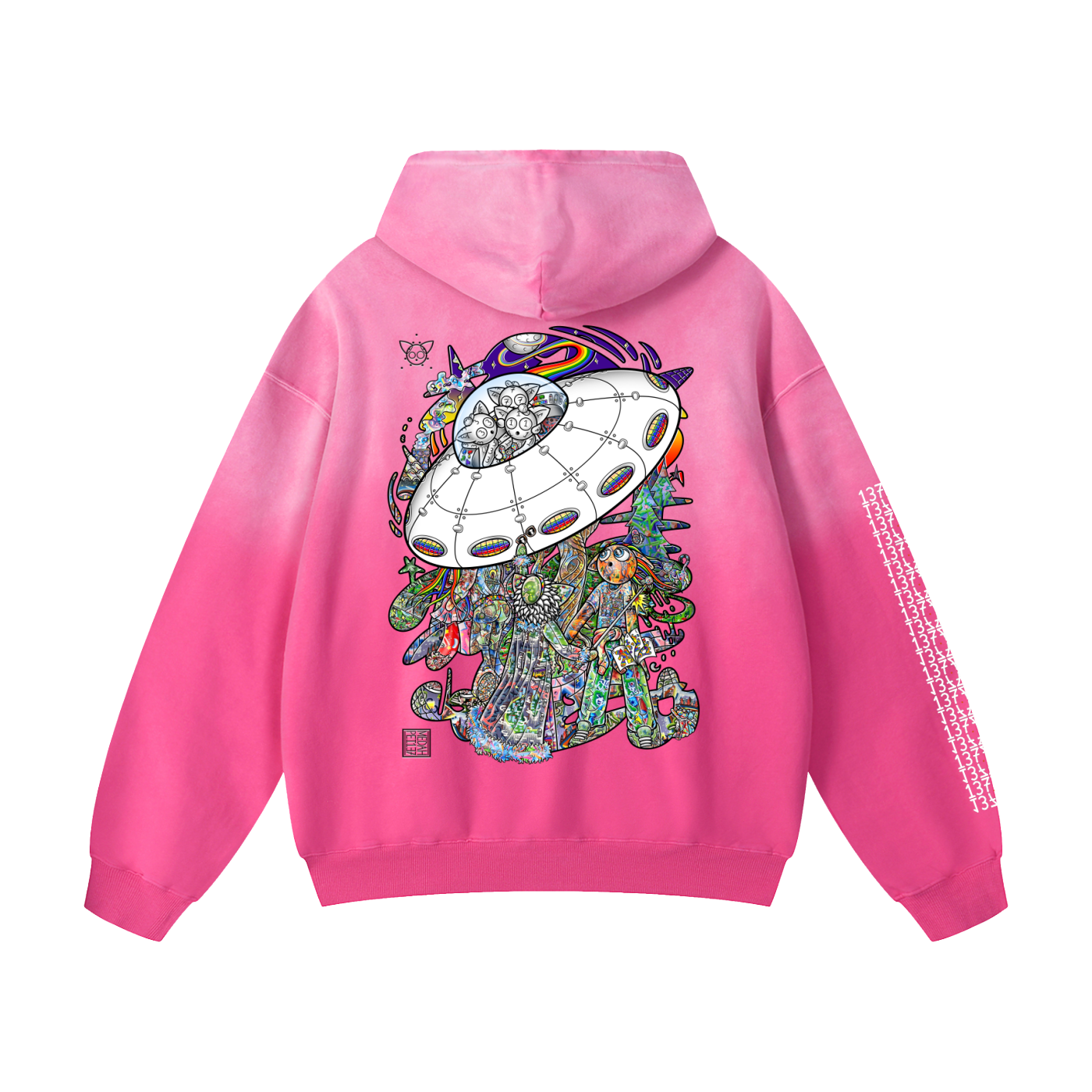 Spatial Awareness - Heavyweight Sunfade Oversized Hoodie