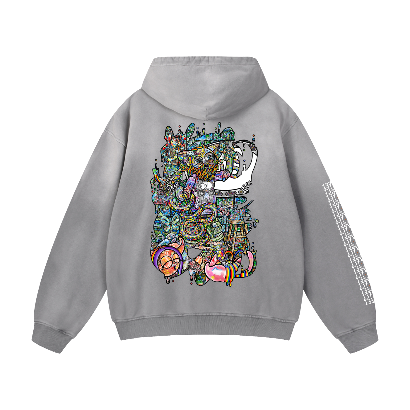 Beautifully Intrinsic Trip - Heavyweight Sunfade Oversized Hoodie