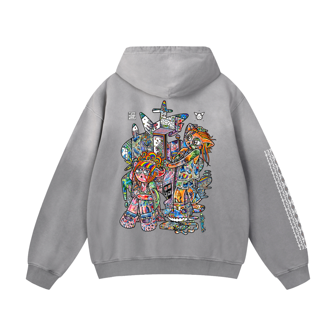 Not A Game - Heavyweight Sunfade Oversized Hoodie