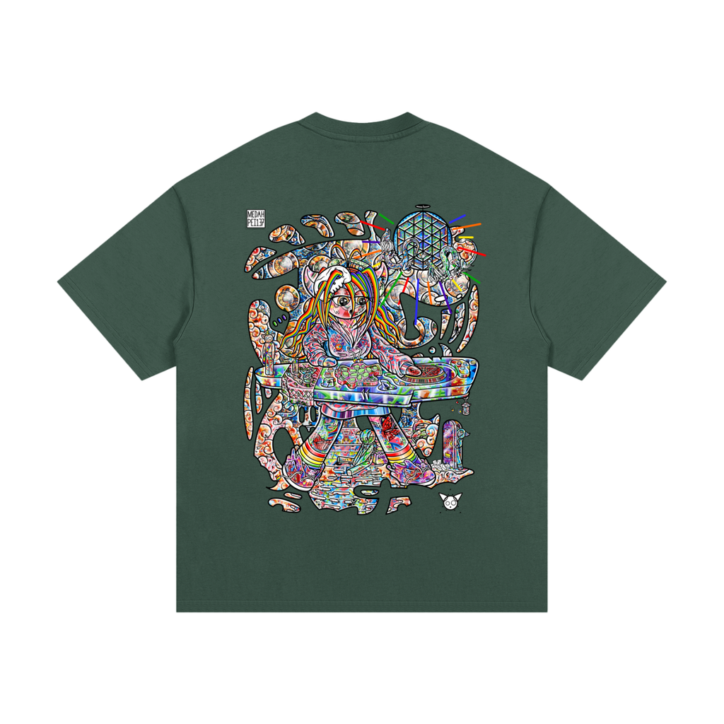 Pushing Buttons - Essential Heavyweight Cotton T-Shirt