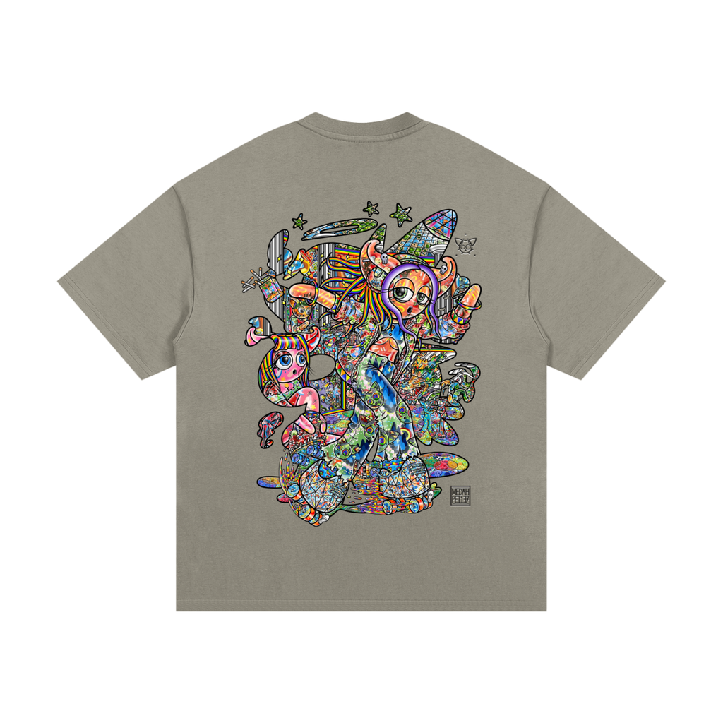 Rolling Into Newfound Grace - Essential Heavyweight Cotton T-Shirt