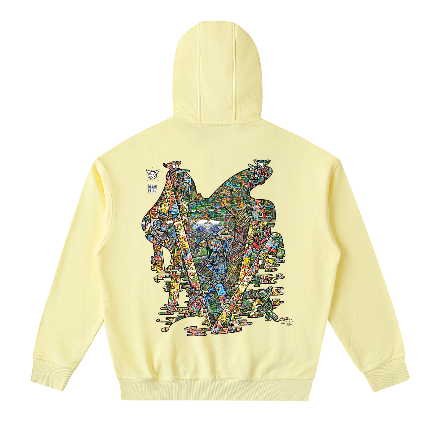 Orchard Of Life - Drop-Shoulder Zip Up Hoodie