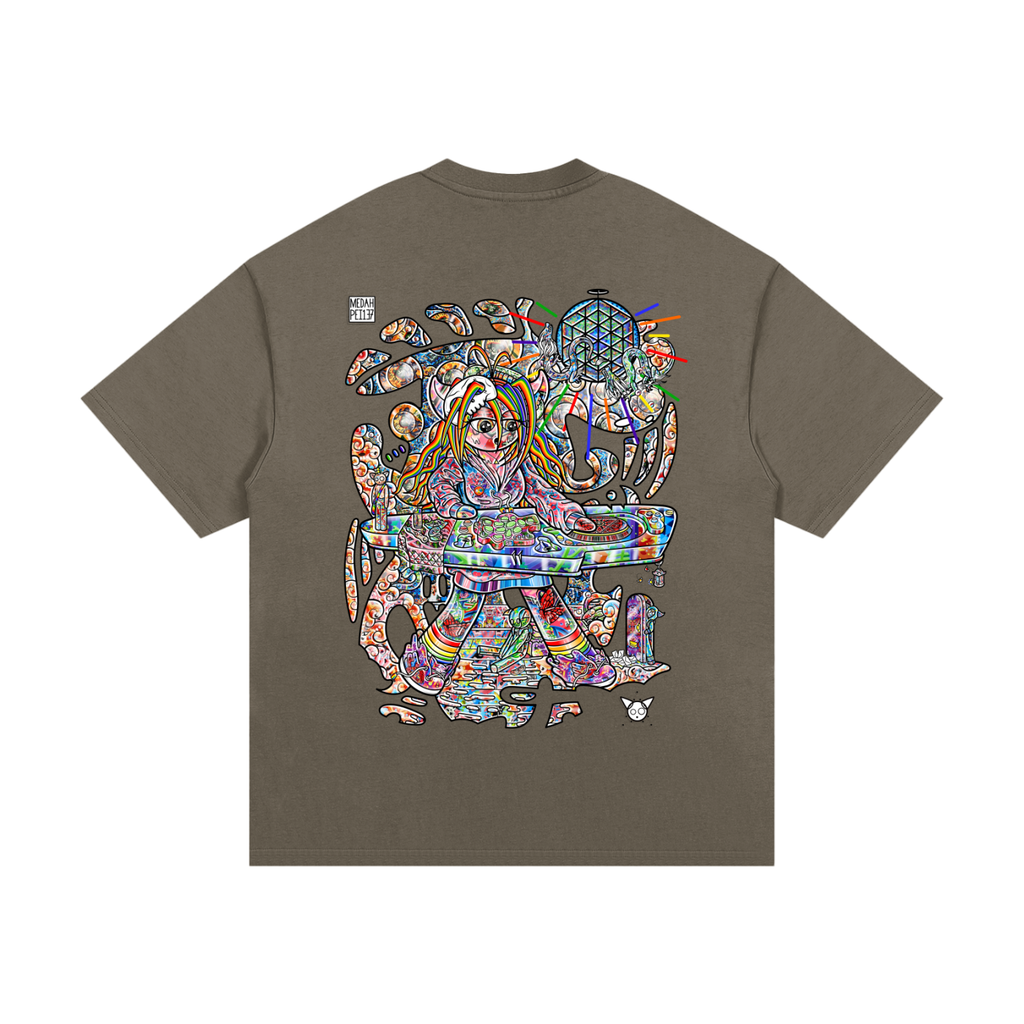 Pushing Buttons - Essential Heavyweight Cotton T-Shirt