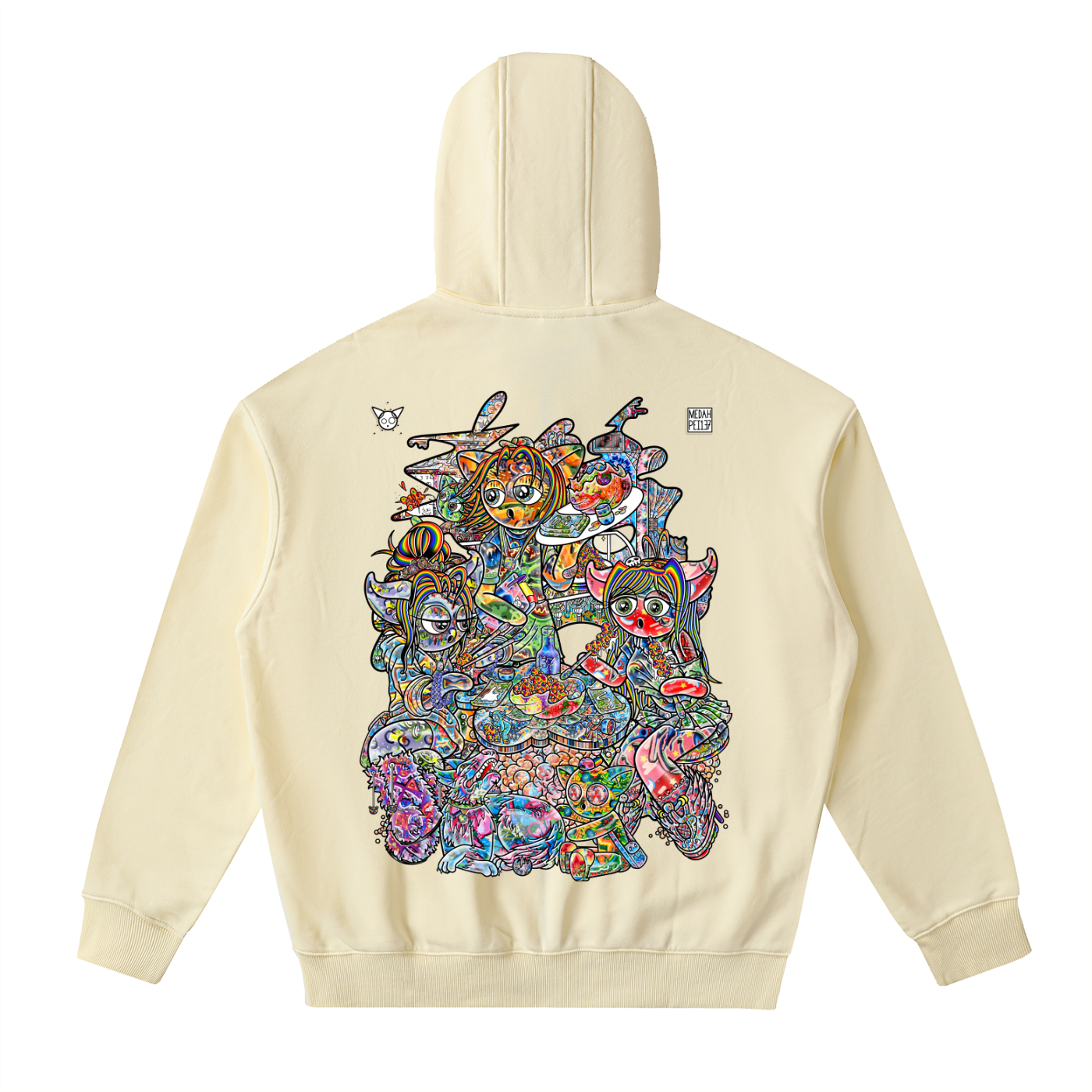 Making The Rounds - Drop-Shoulder Zip Up Hoodie