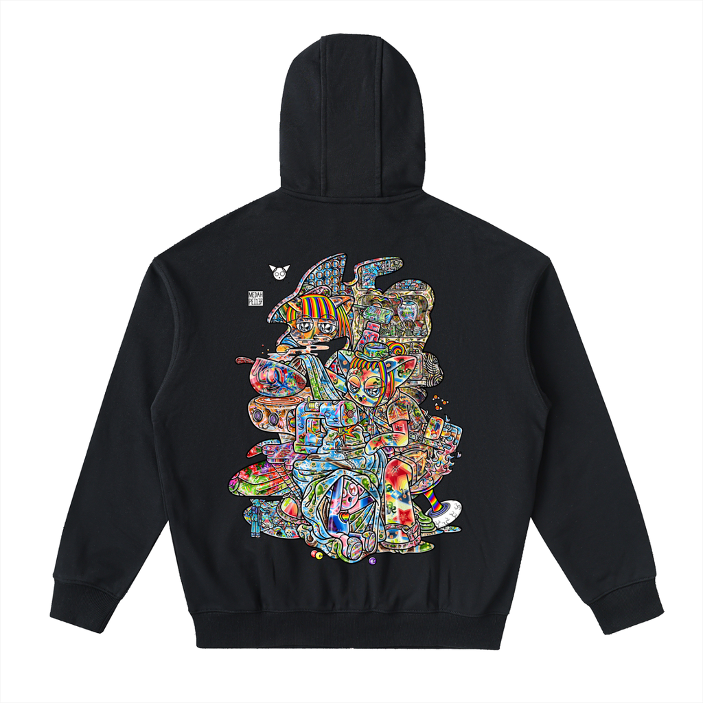 Making It Big - Drop-Shoulder Zip Up Hoodie